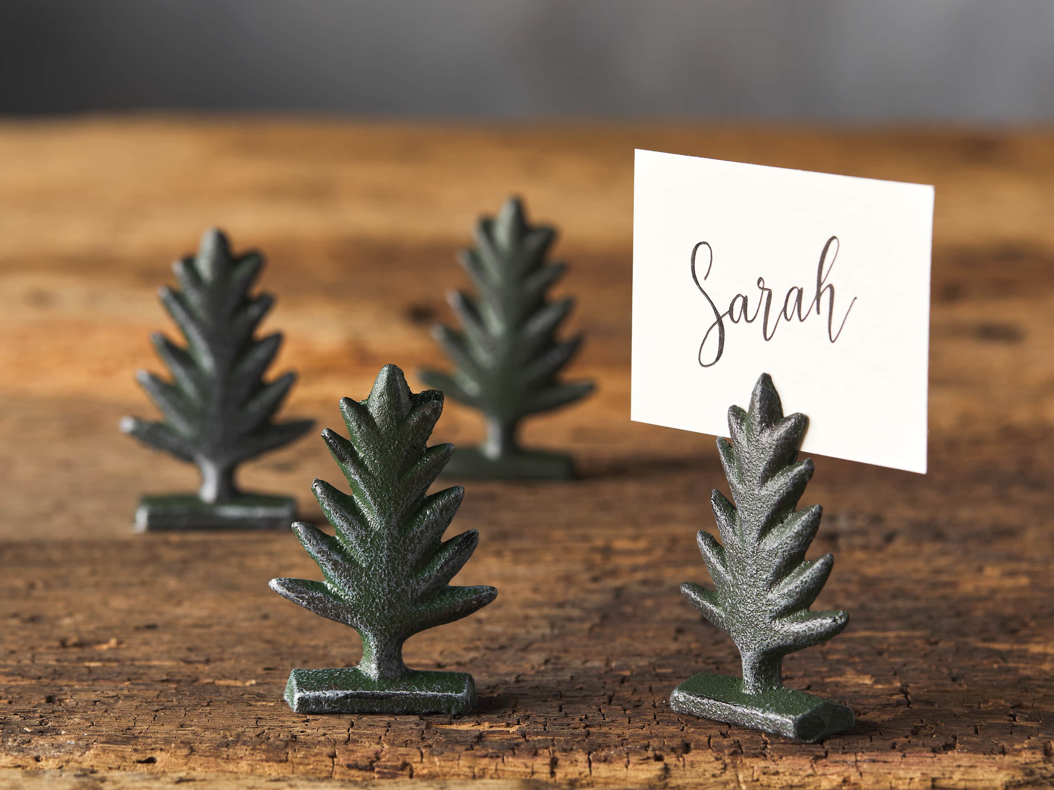 Set of 4 Alpine Place Card Holder, slide 2 of 3