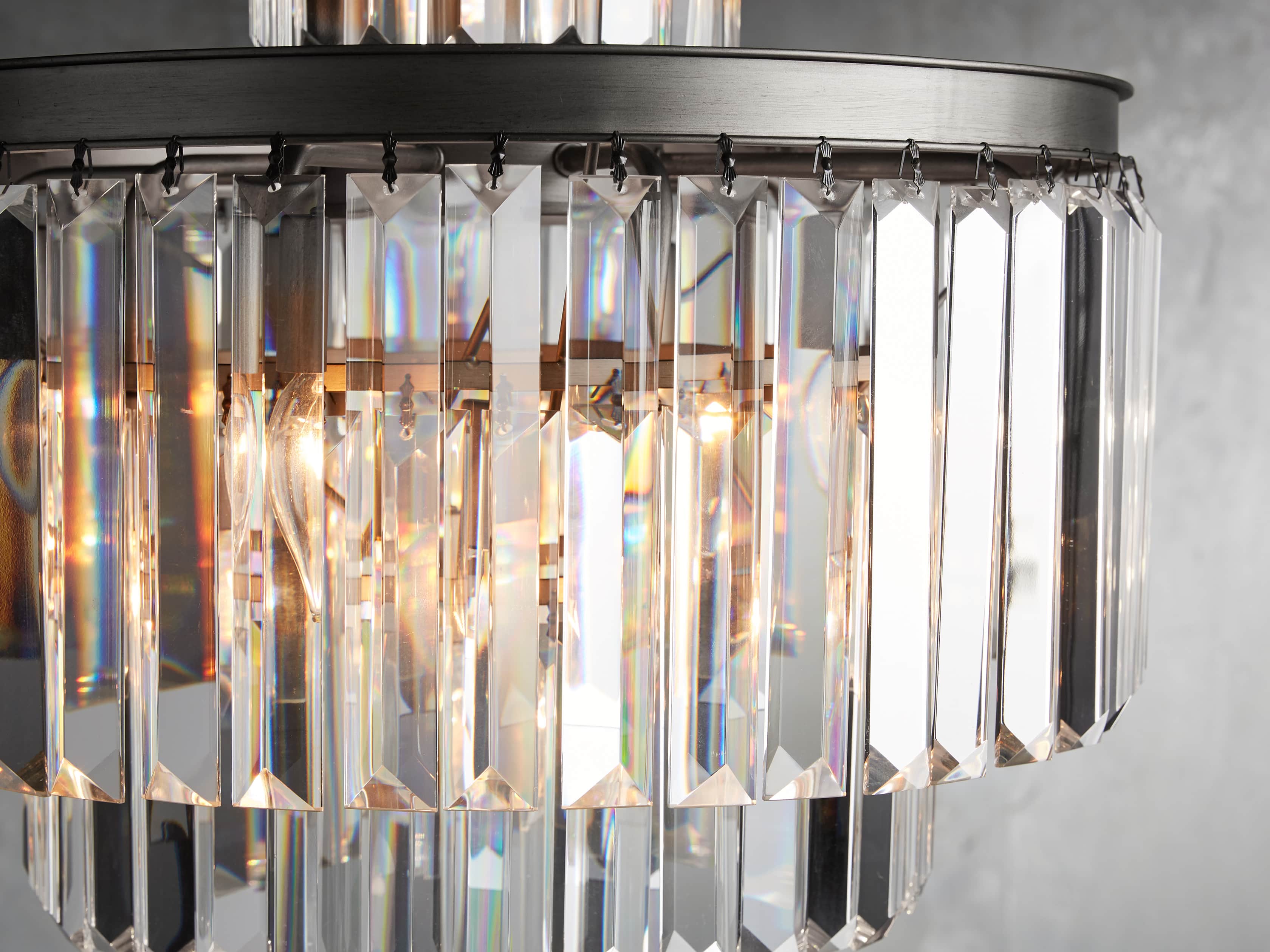 Leyland 11 Light Chandelier in Nickel