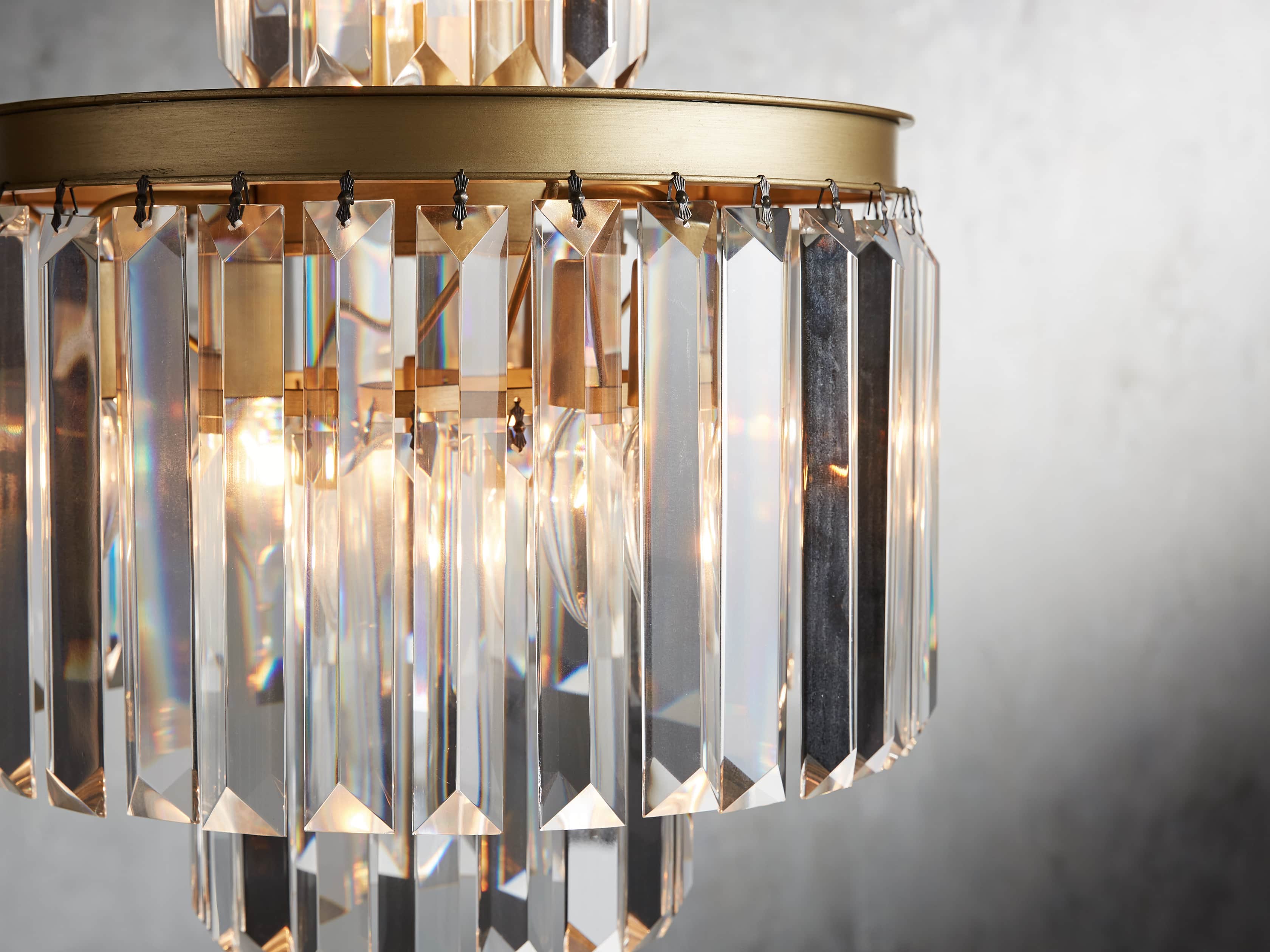 Leyland 6 Light Chandelier in Brass