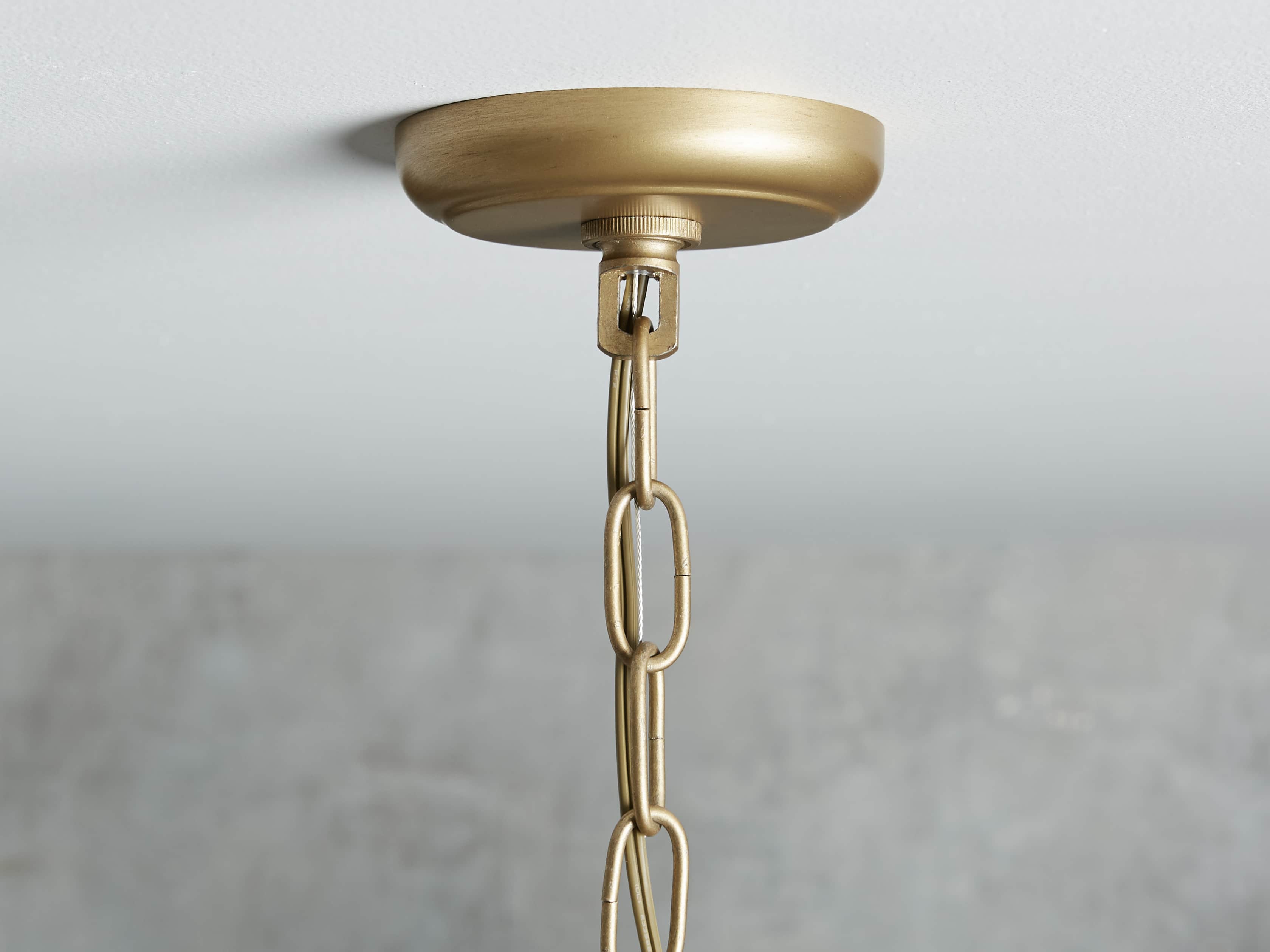 Leyland 6 Light Chandelier in Brass