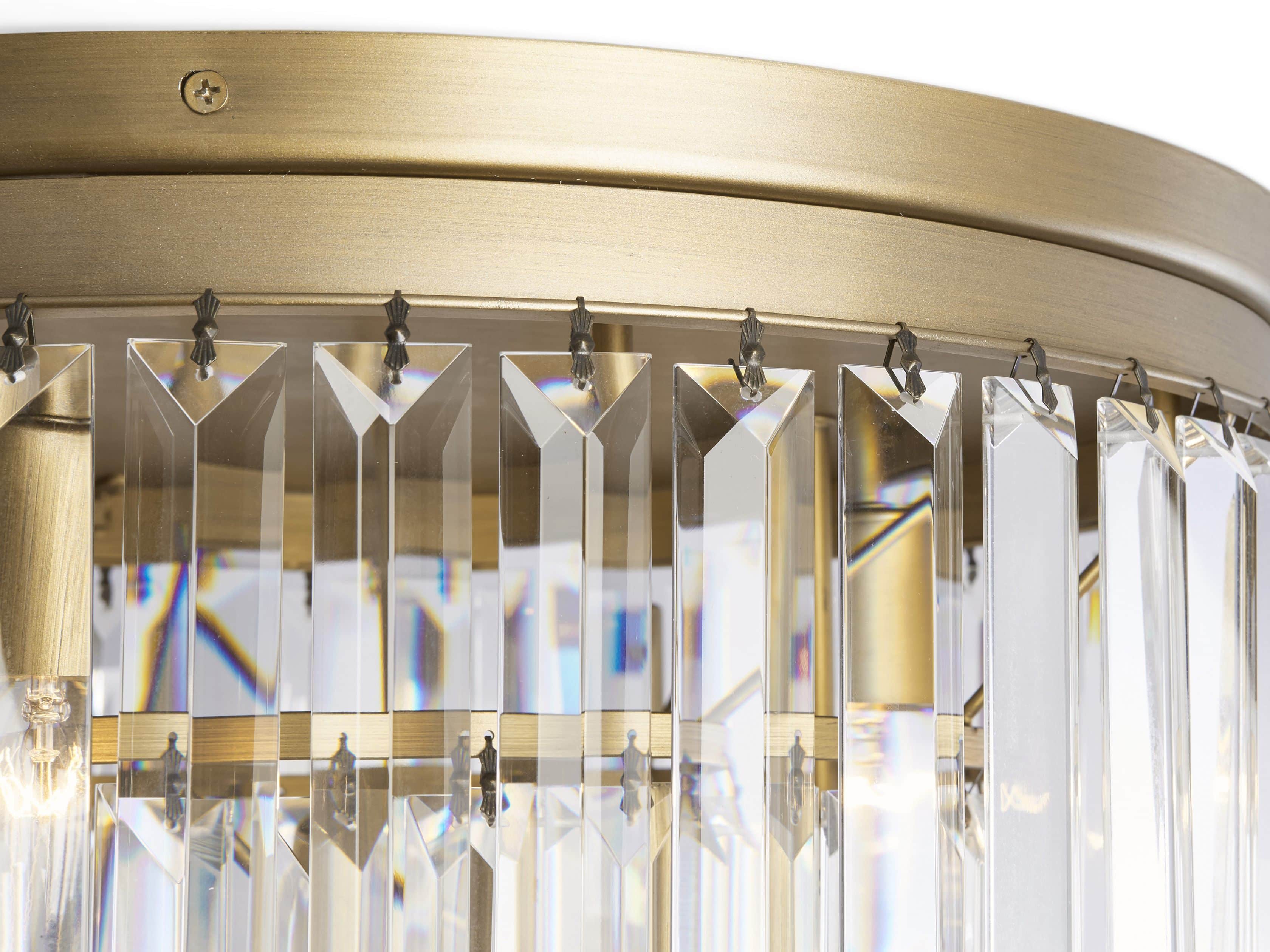Leyland Flushmount in Brass, slide 2 of 3