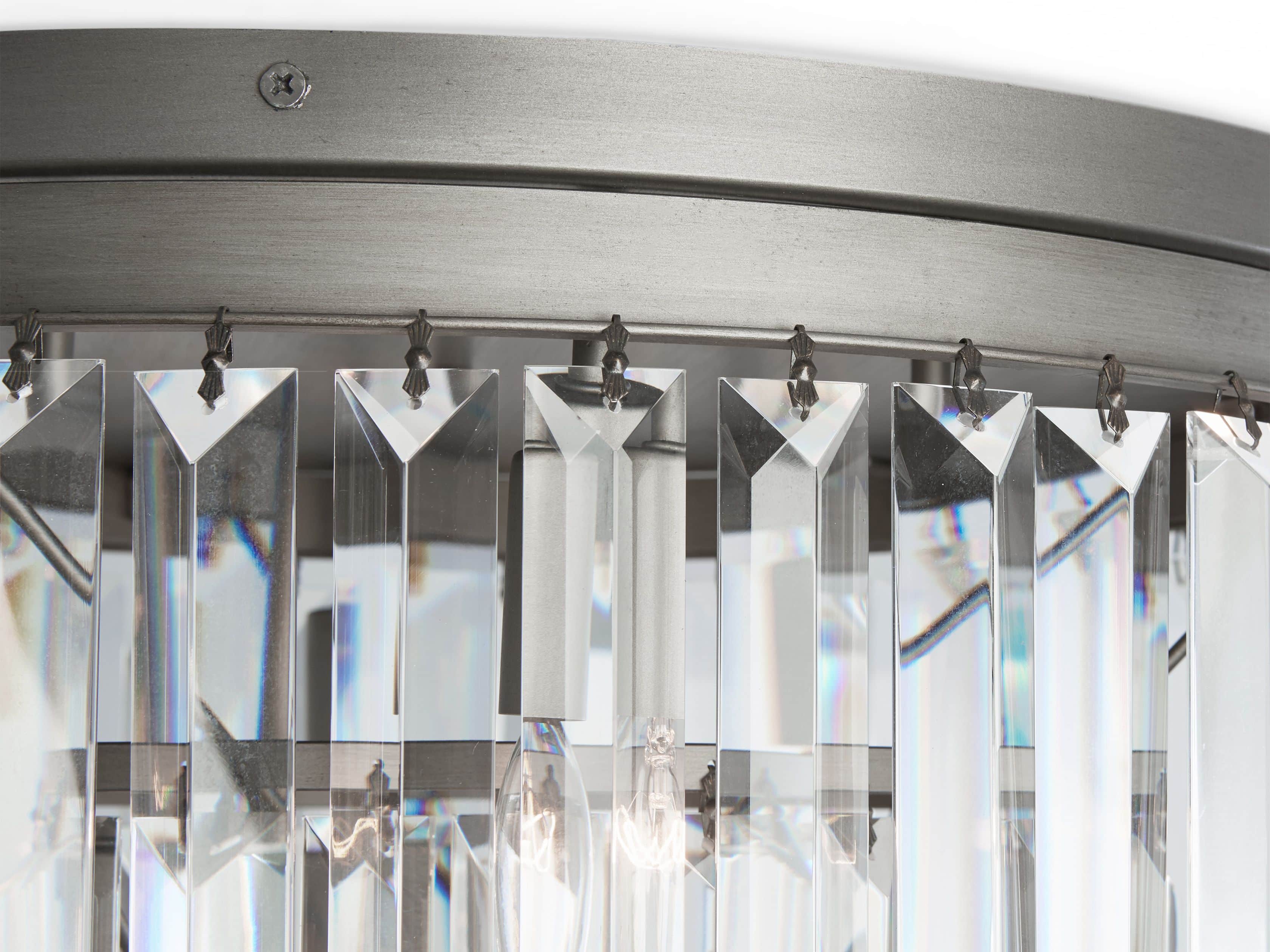 LEYLAND FLUSHMOUNT IN NICKEL, slide 2 of 3