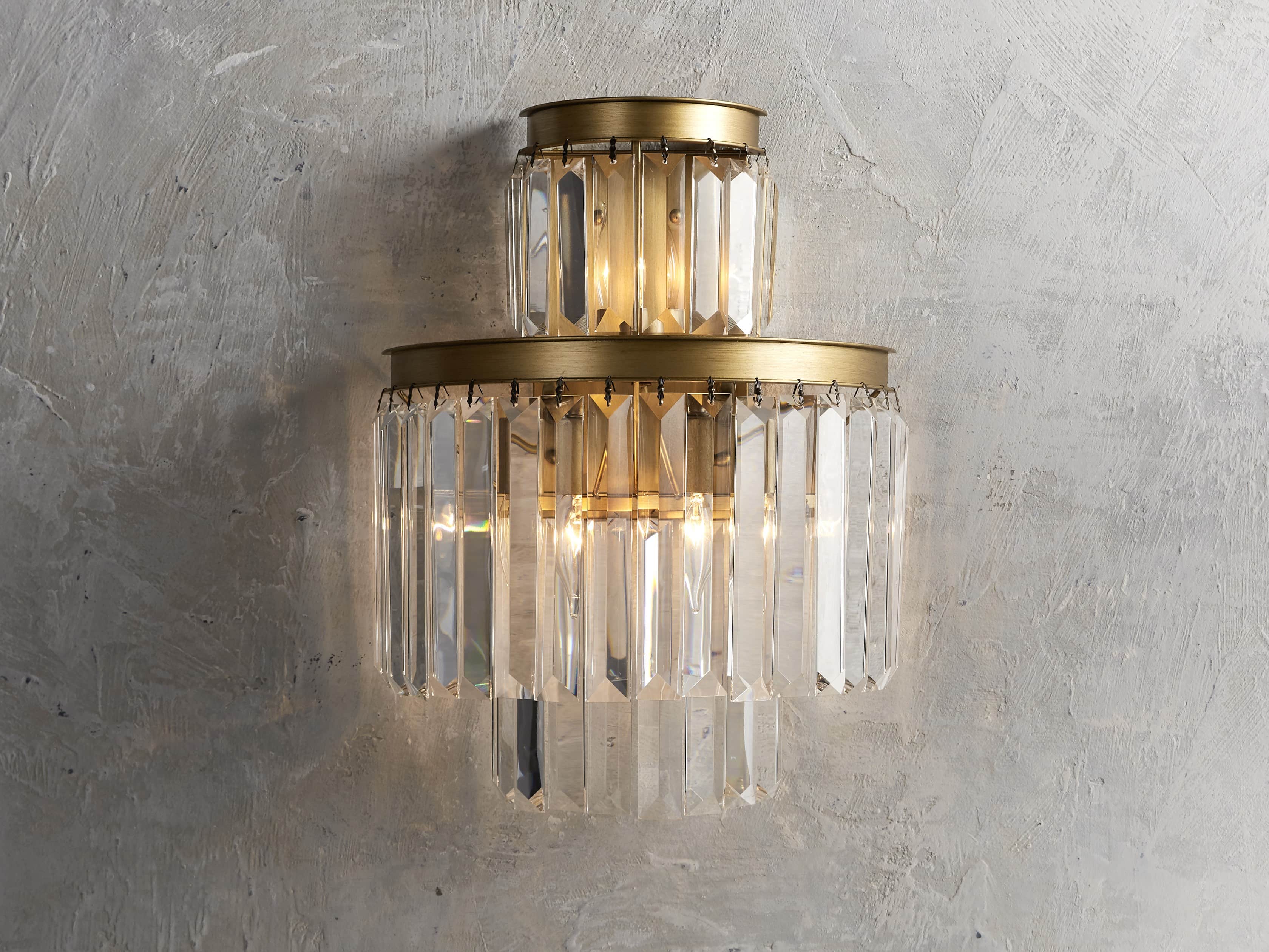 Leyland Wall Sconce in Brass, slide 1 of 3