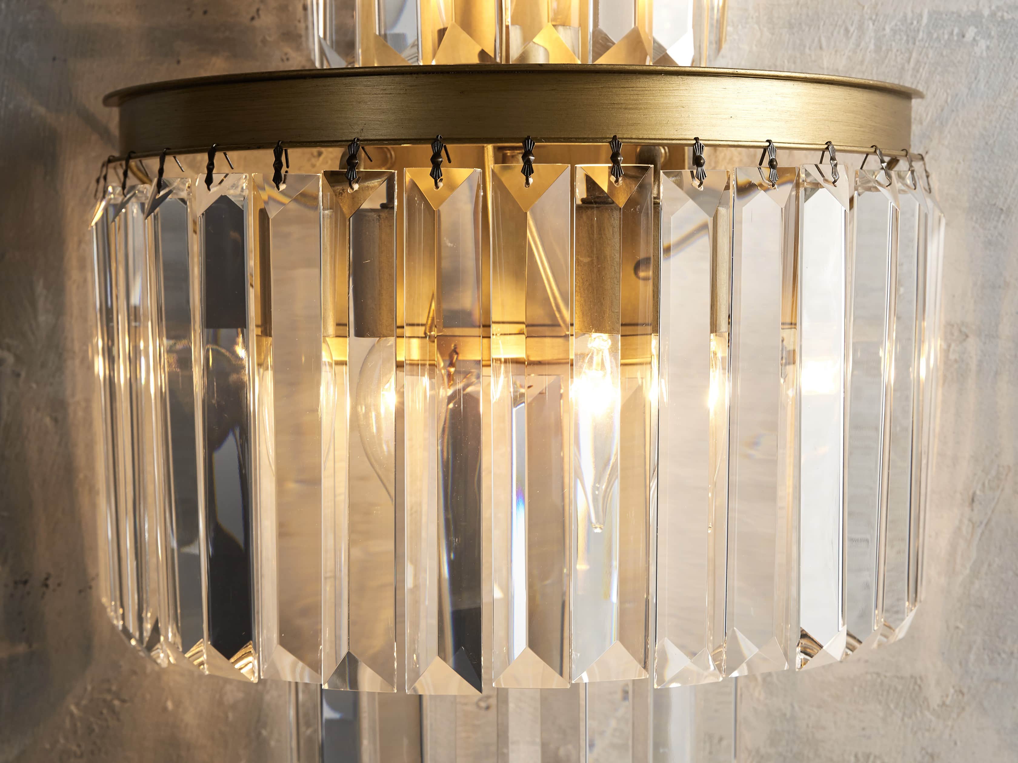 Leyland Wall Sconce in Brass, slide 2 of 3