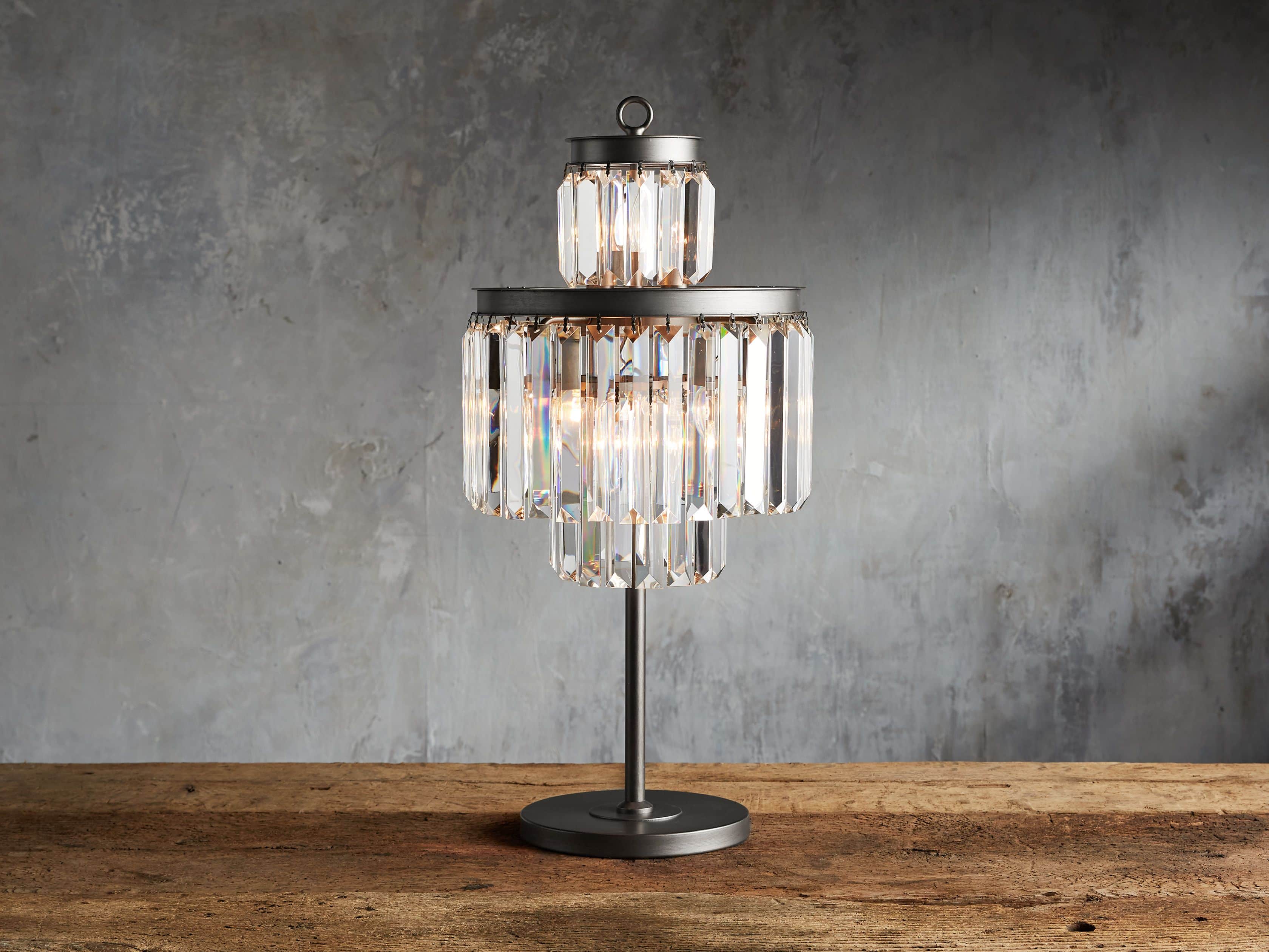 Leyland Table Lamp in Nickel, slide 1 of 3