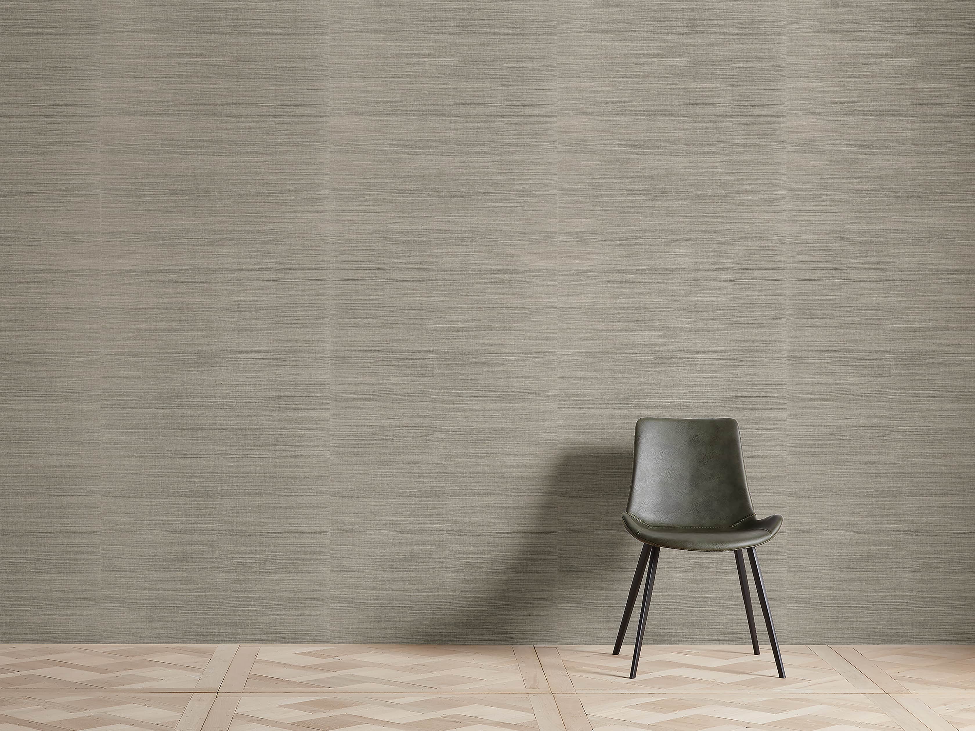 Cormic Grasscloth Wallpaper in Sand, slide 1 of 2