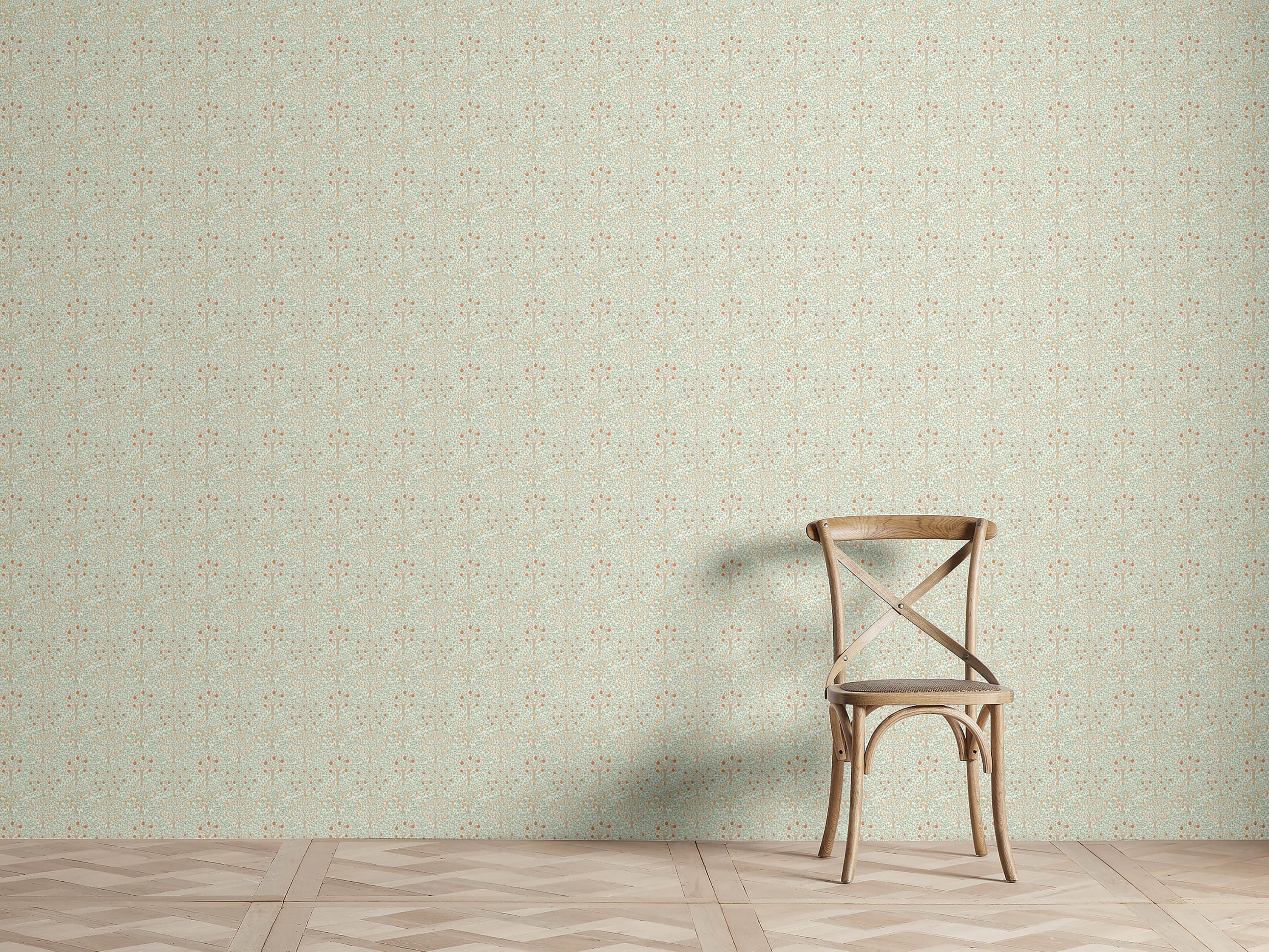 Chatham Wallpaper in Cream, slide 1 of 2