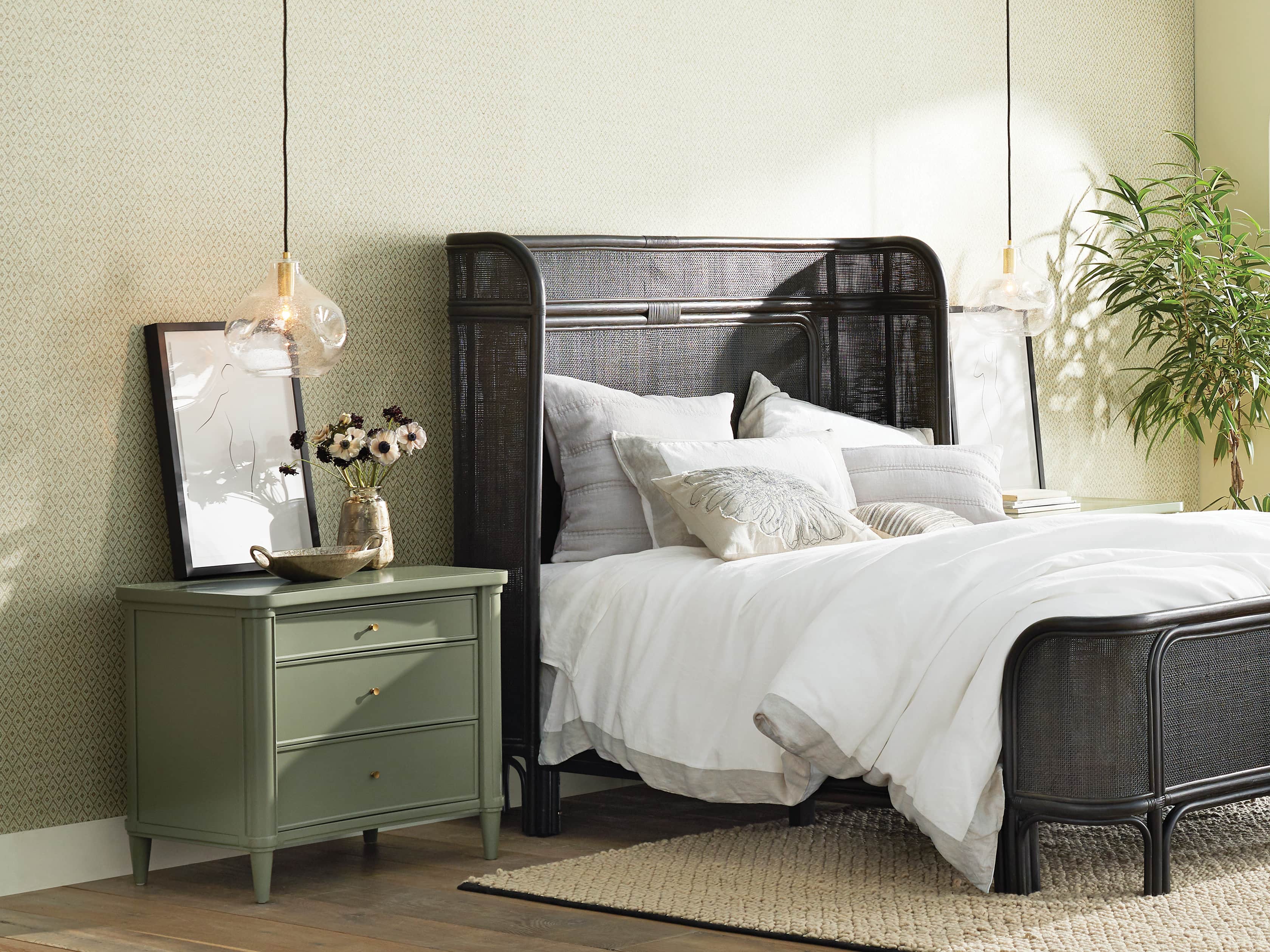 Fenton Grasscloth Wallpaper, slide 4 of 4