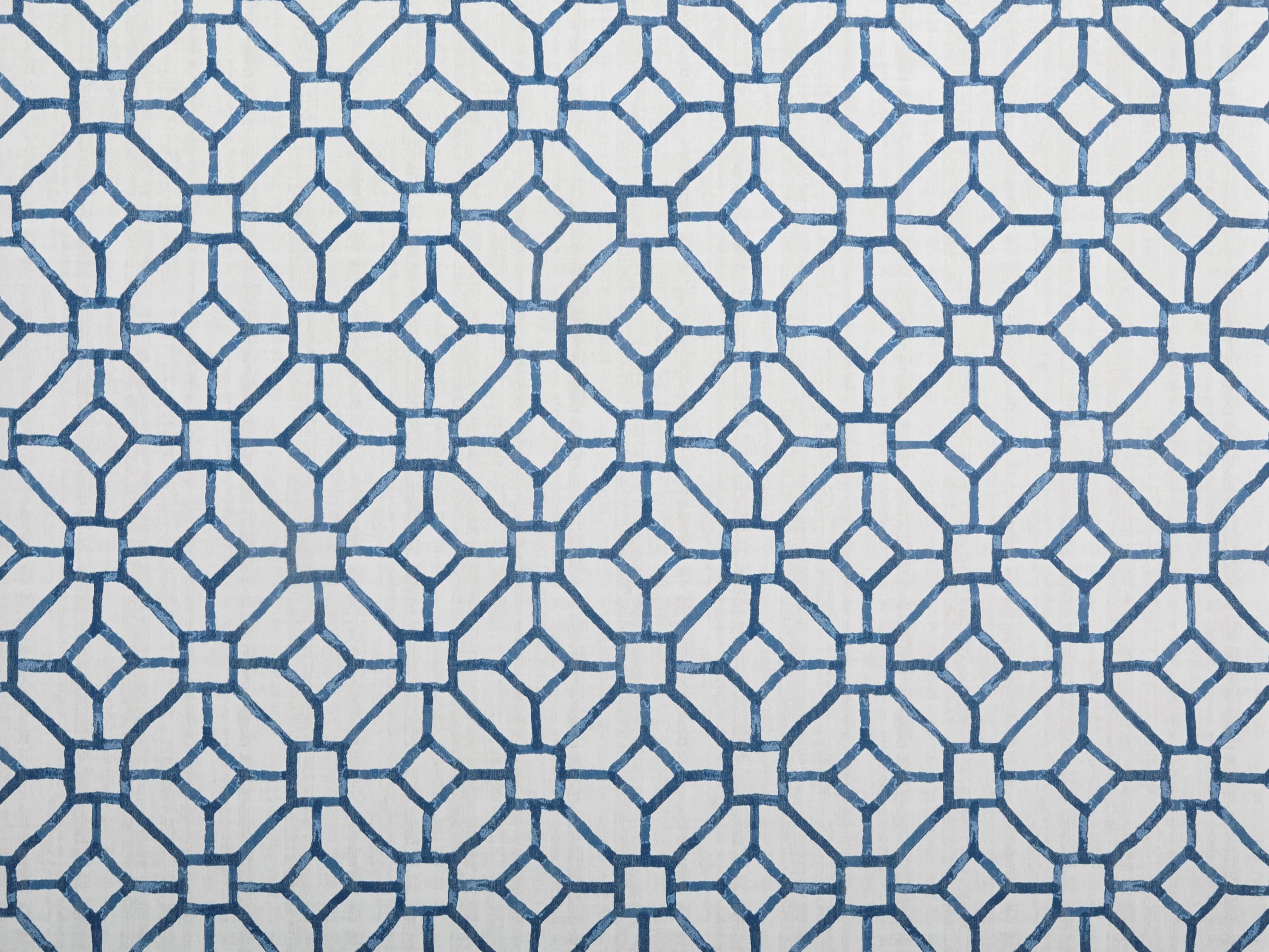 Phoebe Wallpaper in Blue, slide 2 of 2