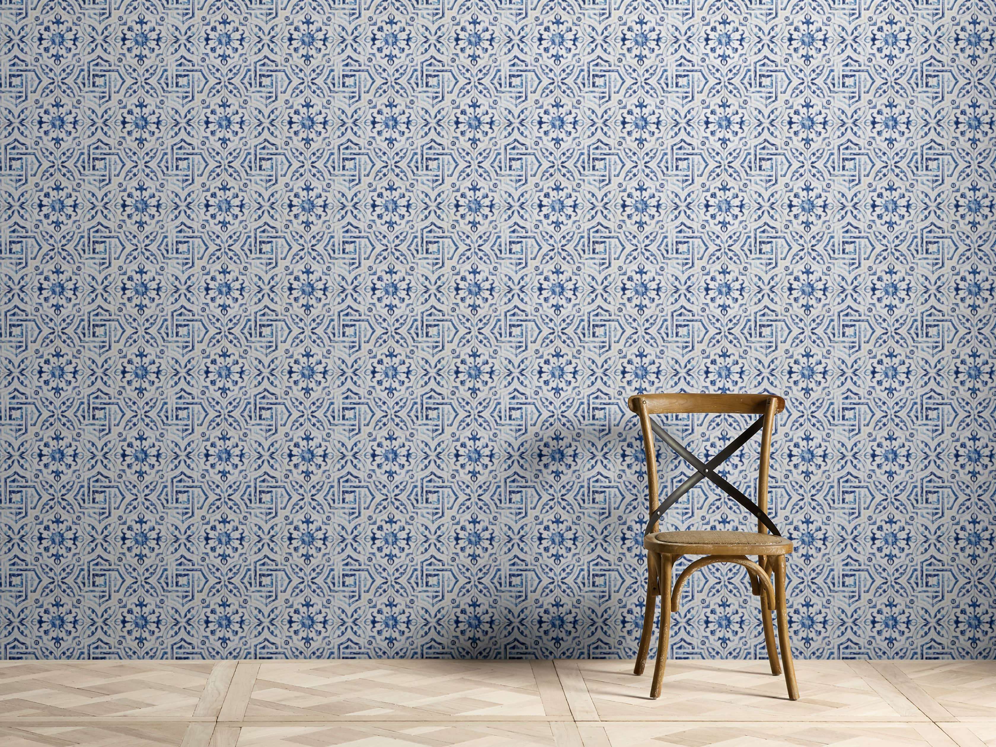 Arabesque Tile Wallpaper | Arhaus