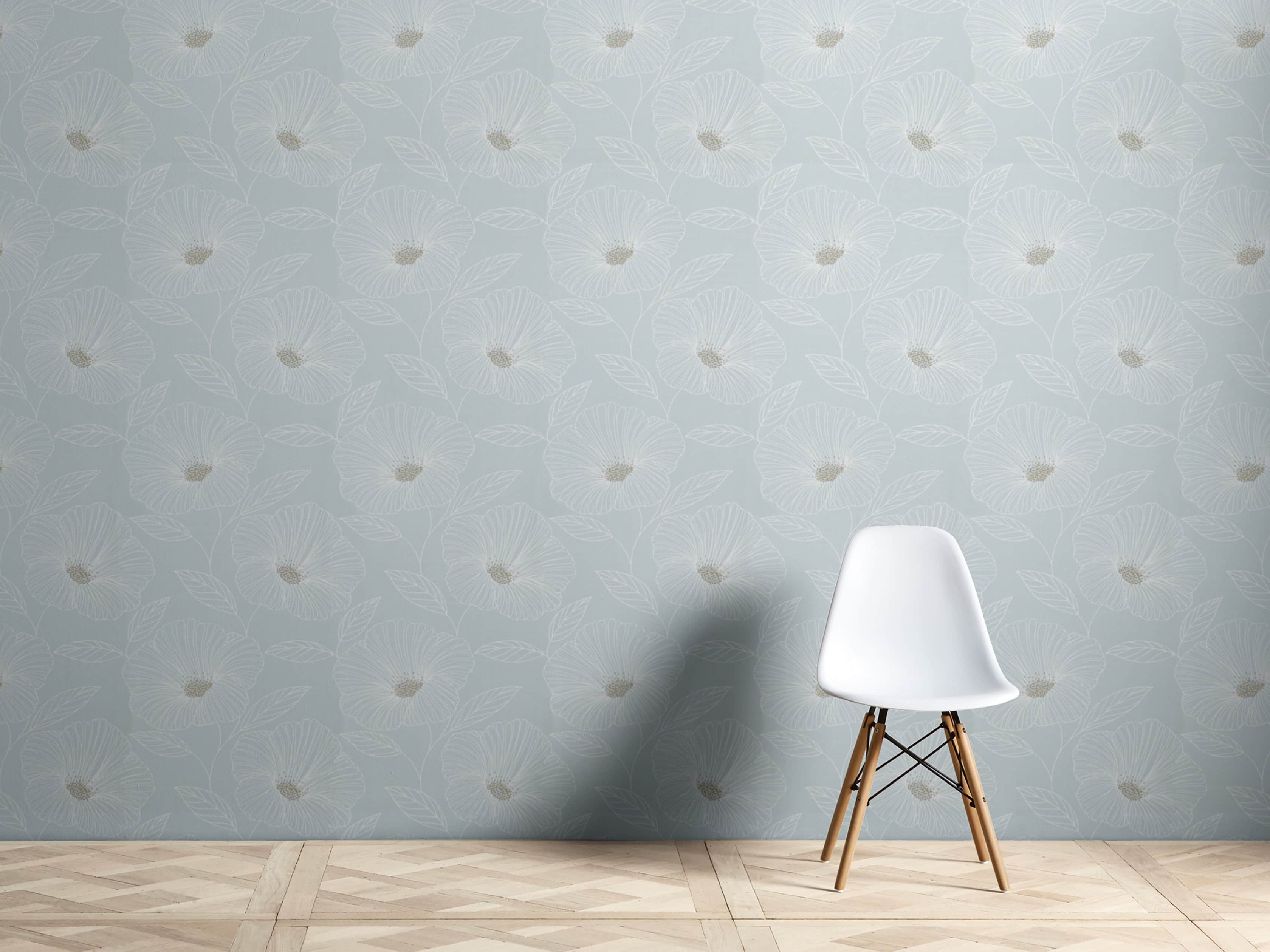 Kindred Wallpaper in Seafoam, slide 1 of 2
