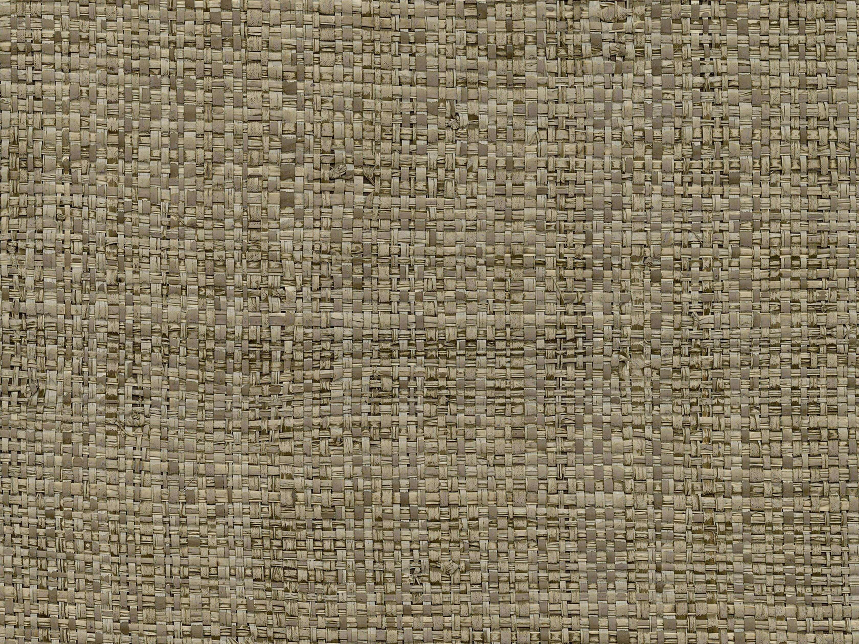 Luzon Grasscloth Wallpaper in Taupe, slide 1 of 1