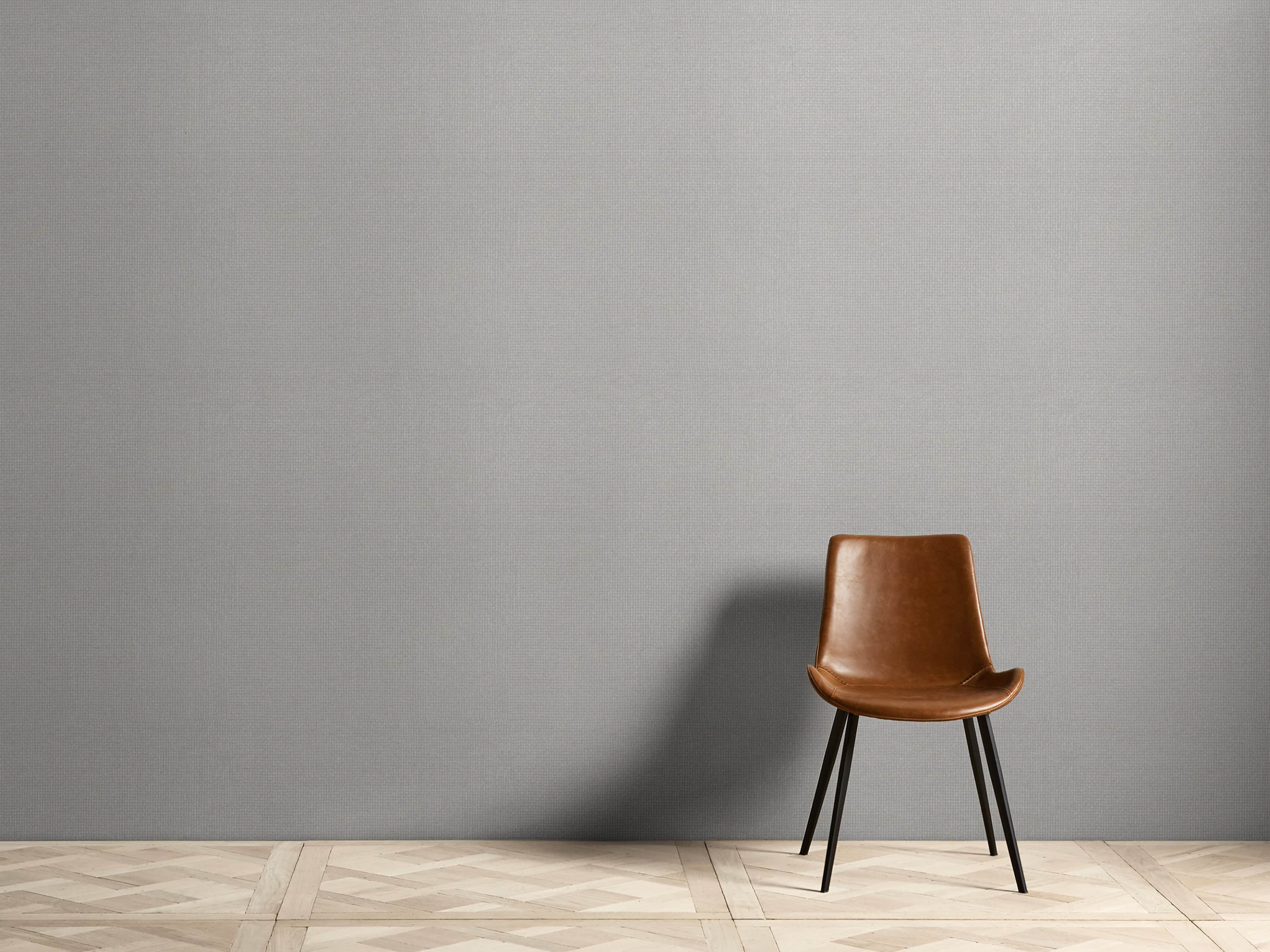 Lloyd Grasscloth Wallpaper in Grey