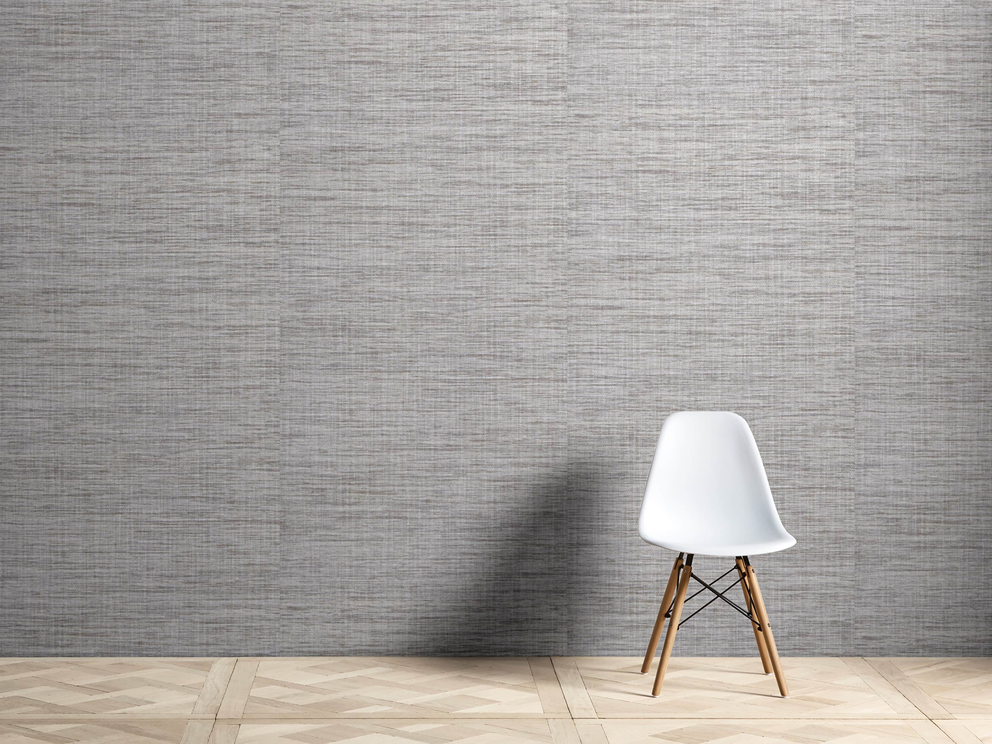 Griffin Grasscloth Wallpaper in Grey, slide 1 of 2