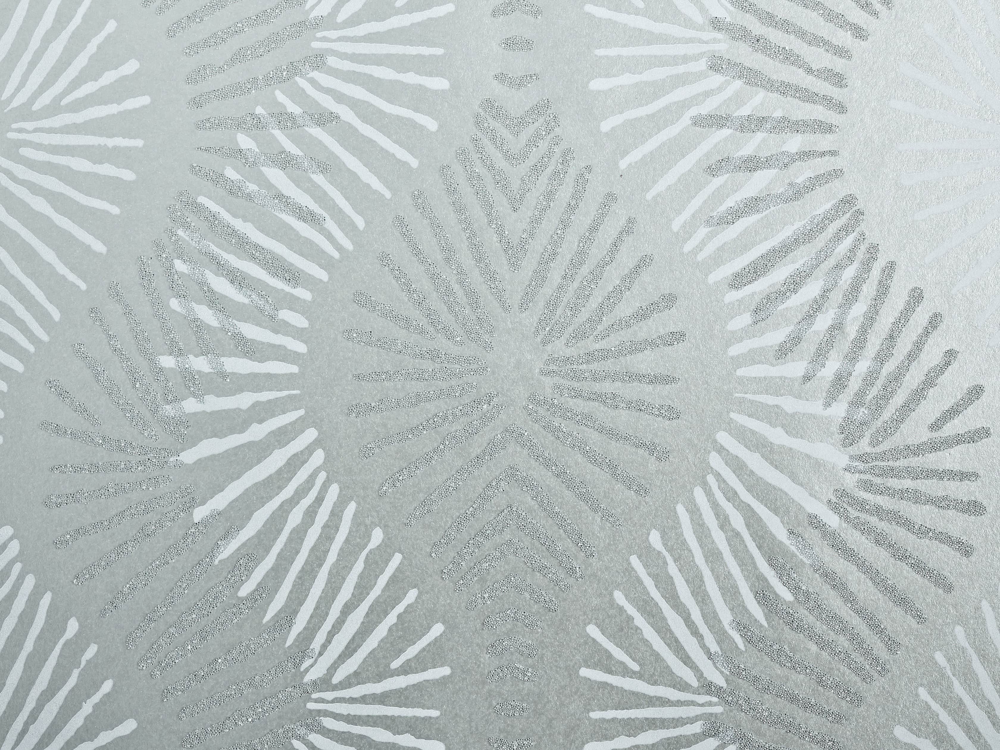 Dancing Damask Wallpaper in Seafoam