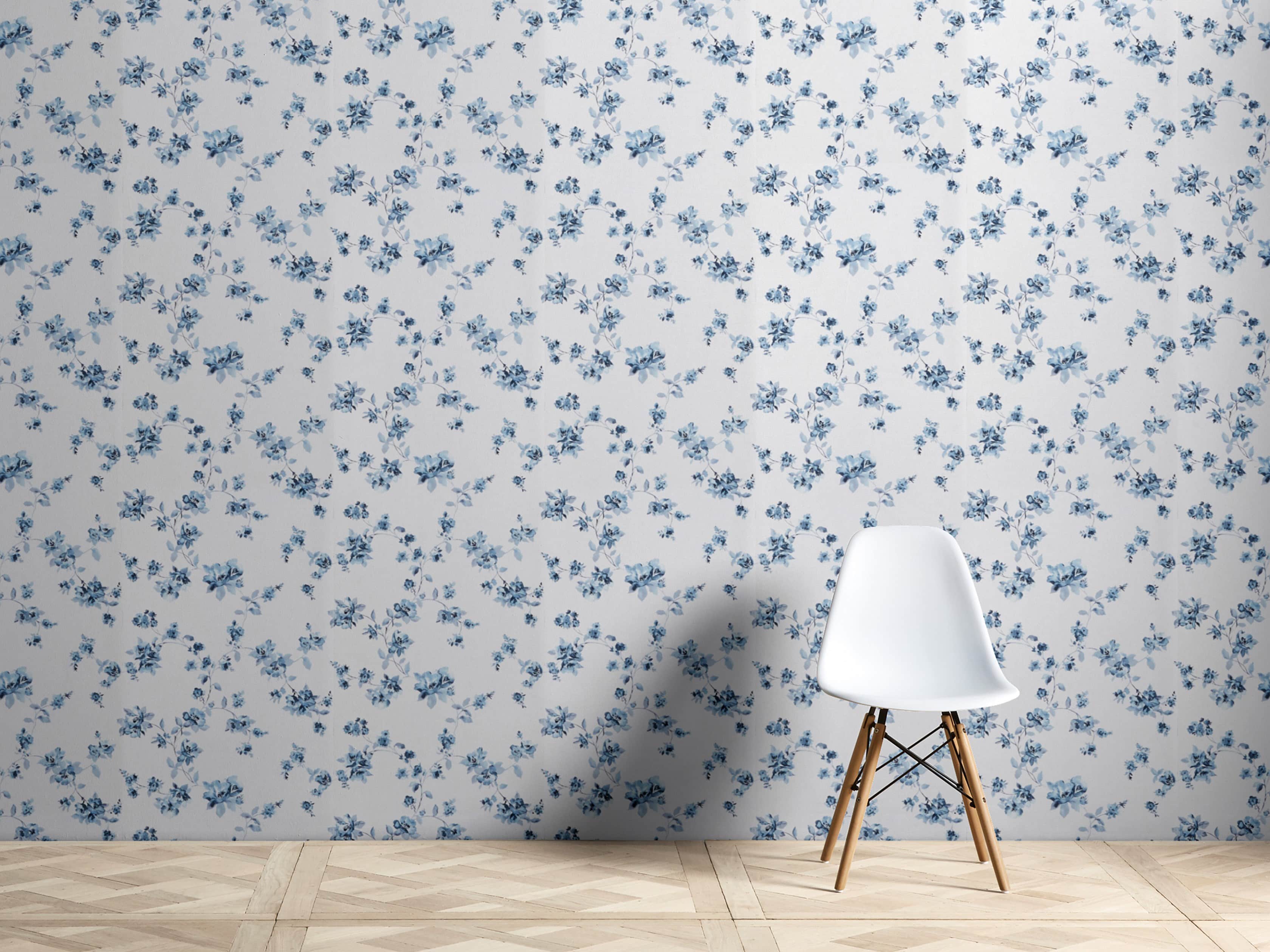 Muse Wallpaper in Blue, slide 1 of 2