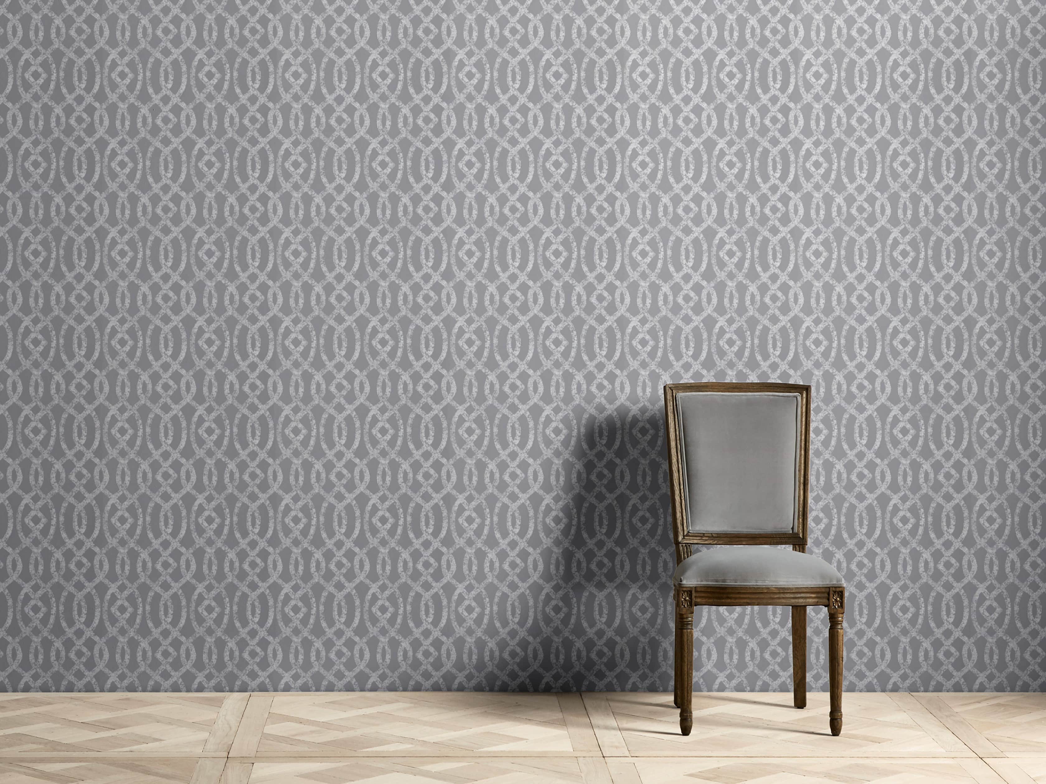 Gossamer Wallpaper in Grey
