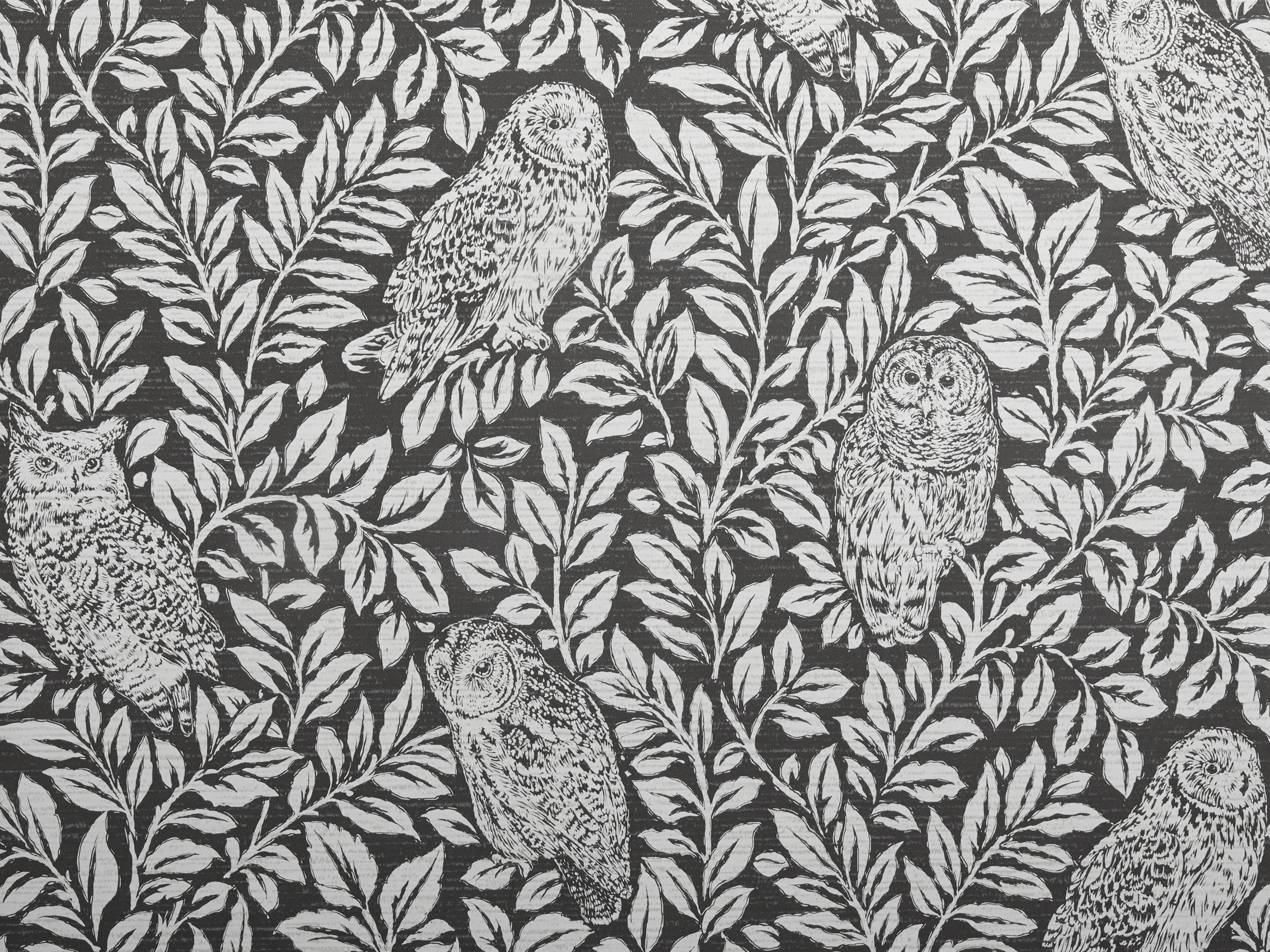 Serenity Wallpaper in Charcoal, slide 2 of 2