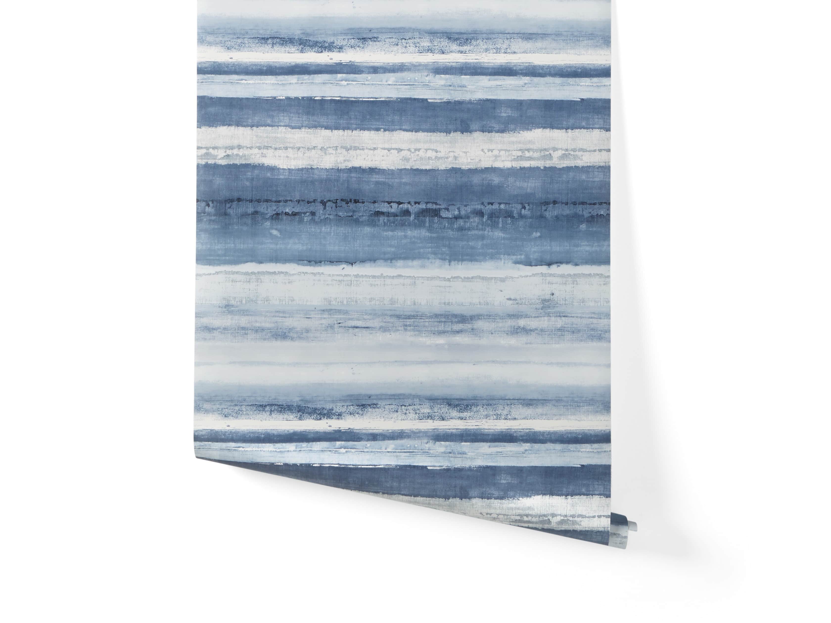 Free Flowing Wallpaper in Blue, slide 2 of 3