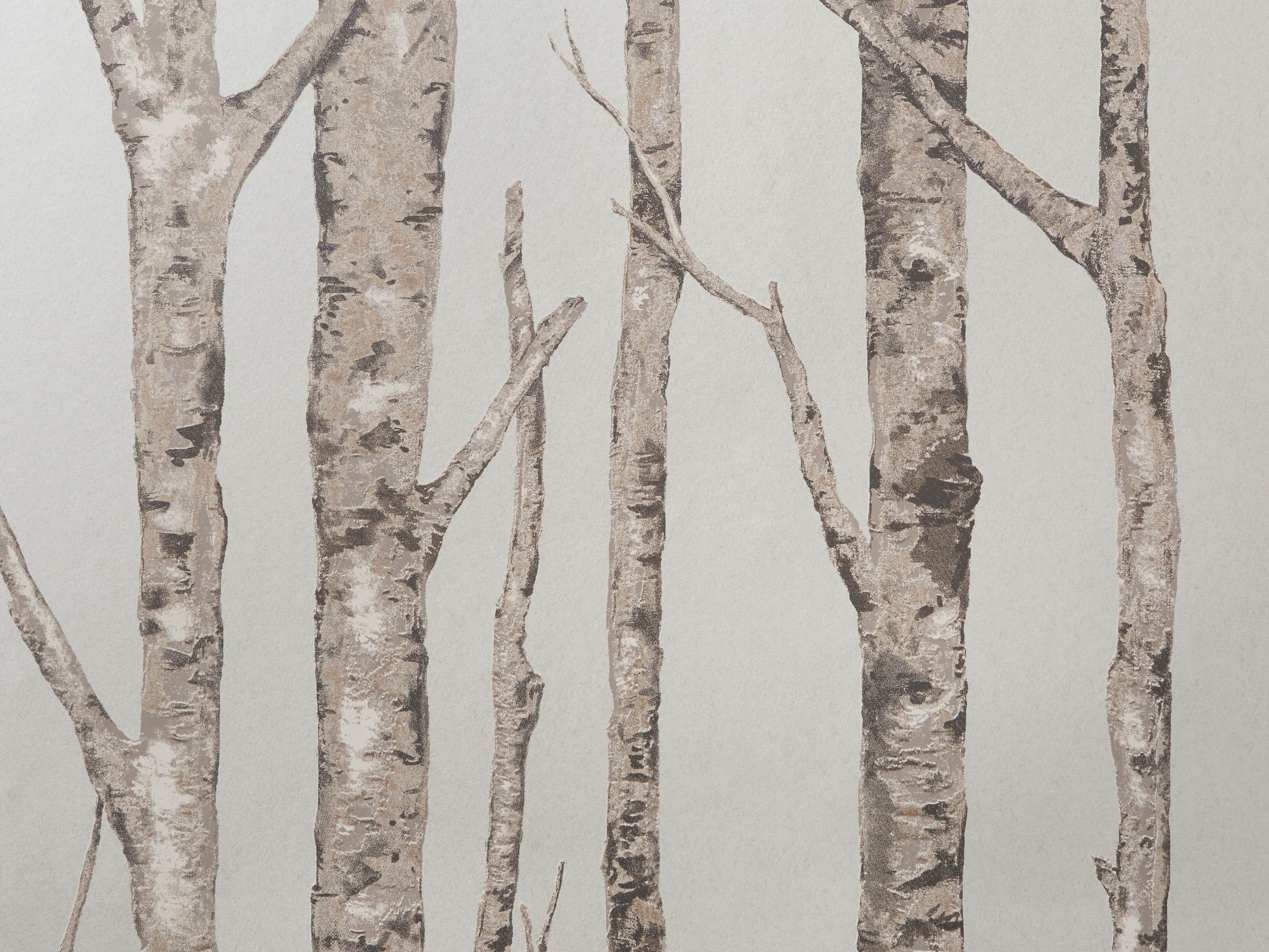 Arboretum Wallpaper in Silver