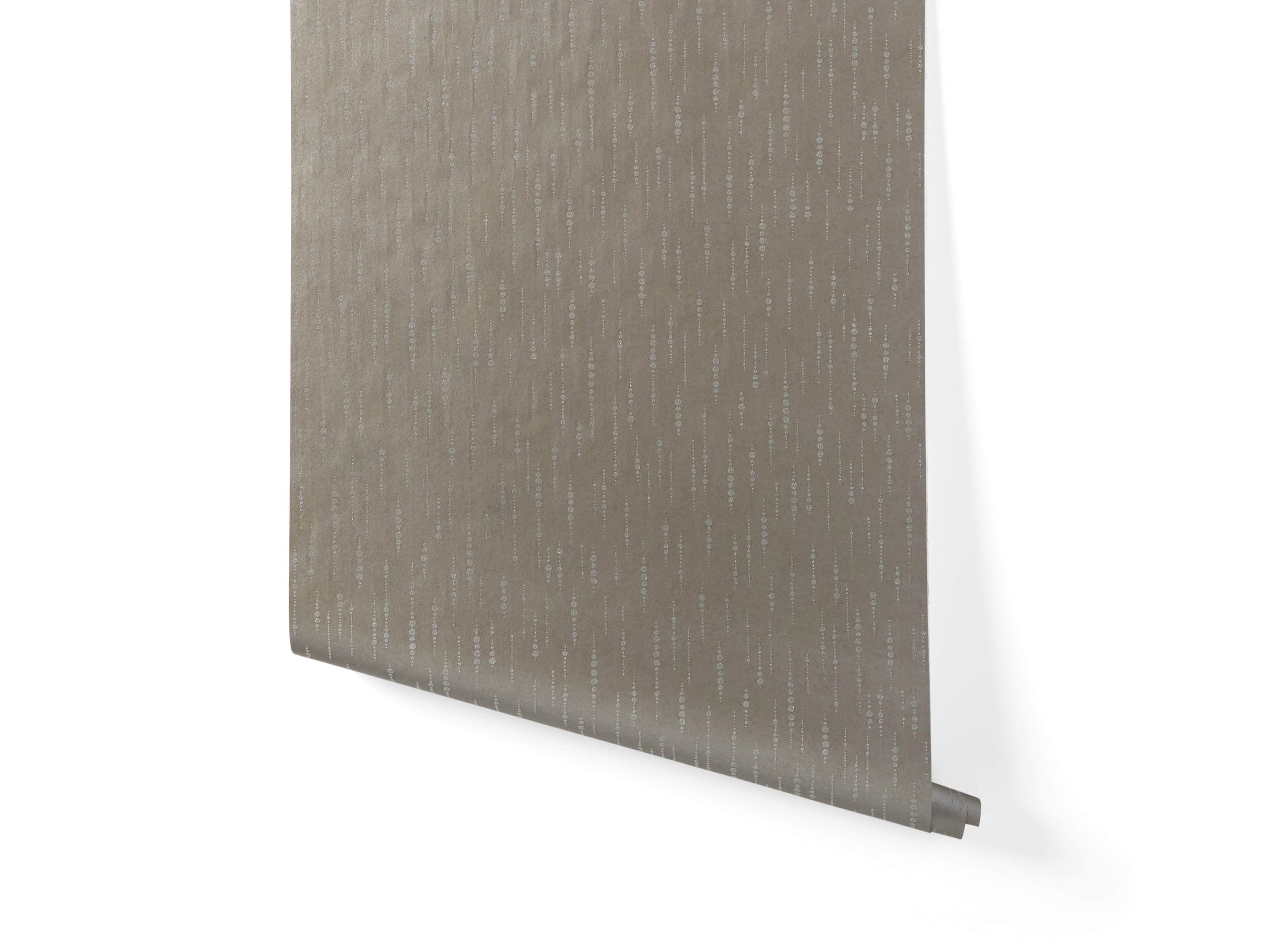 Trailing Lights Wallpaper in Grey