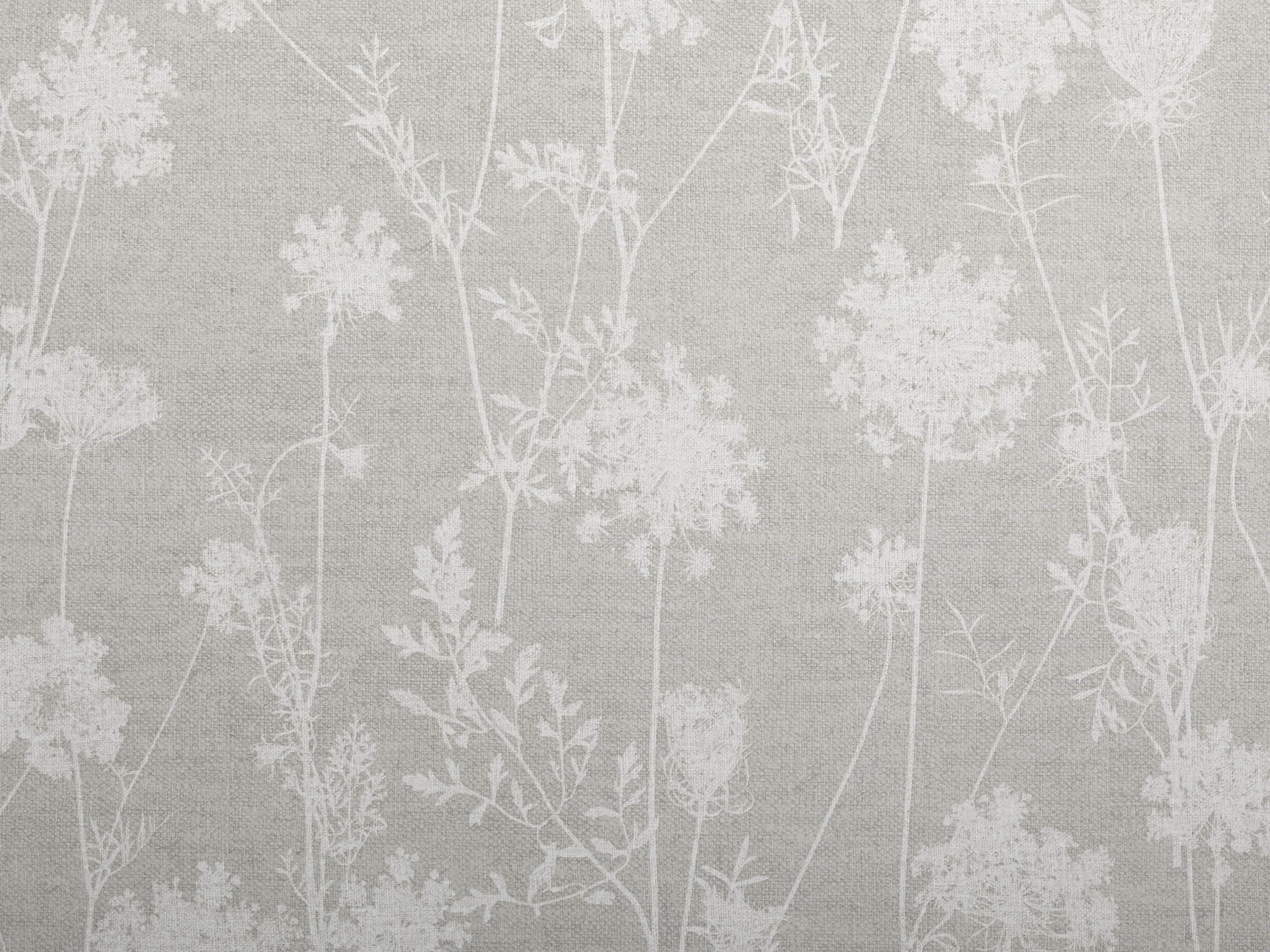 Ethereal Linen Wallpaper in Grey, slide 2 of 2