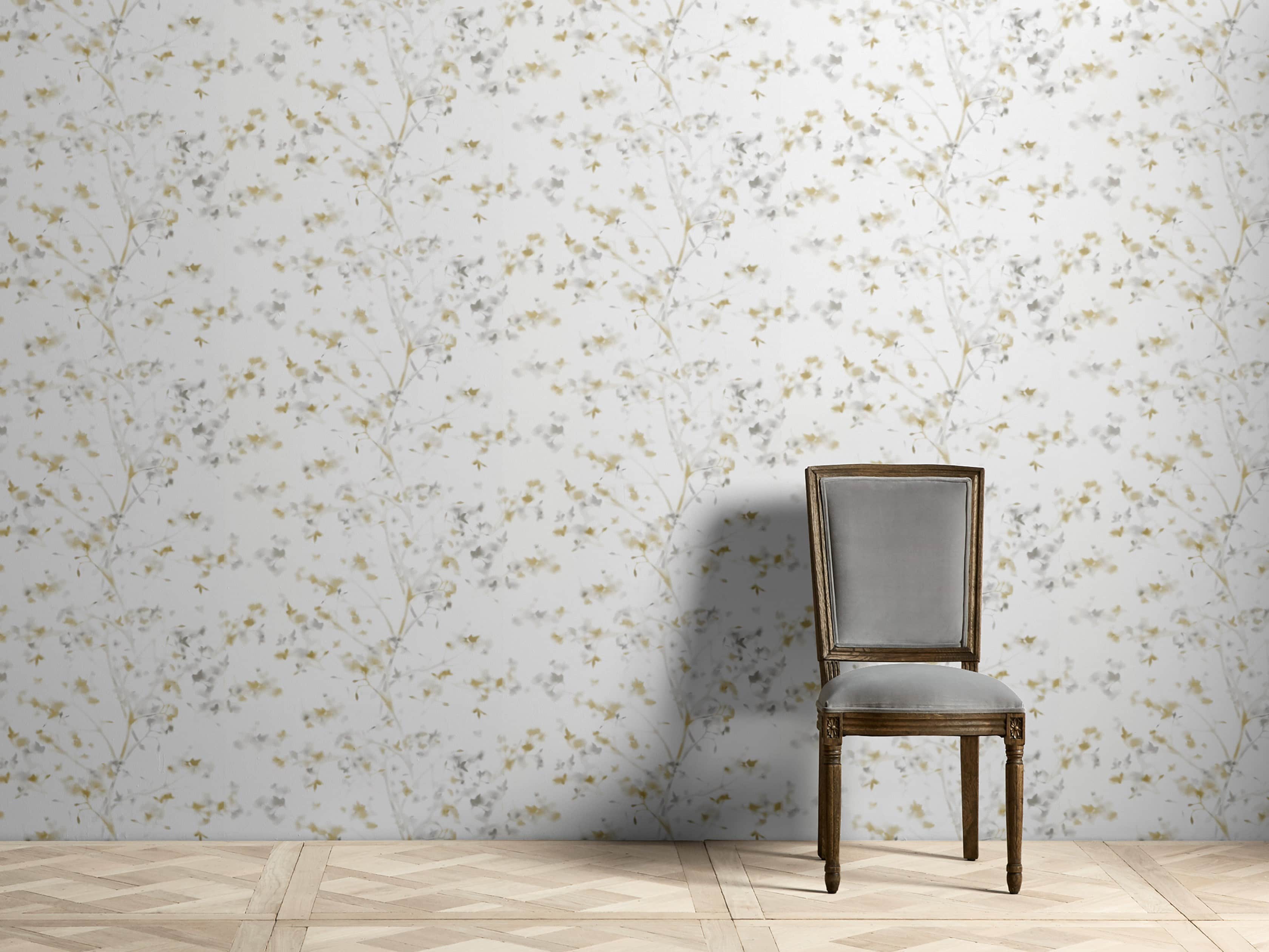 Rosette Grey Wallpaper, slide 1 of 2