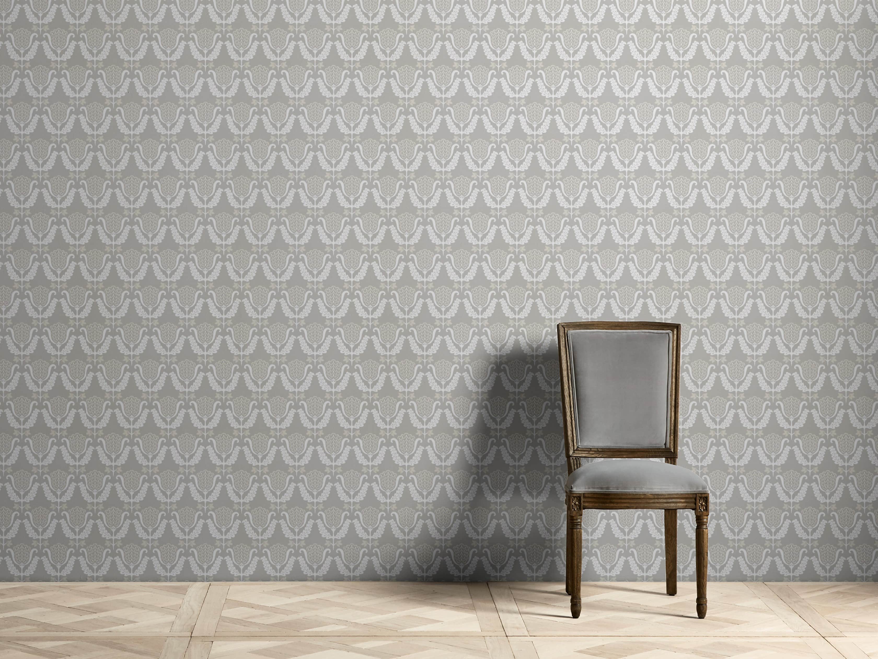 Felecity Wallpaper in Beige, slide 1 of 2