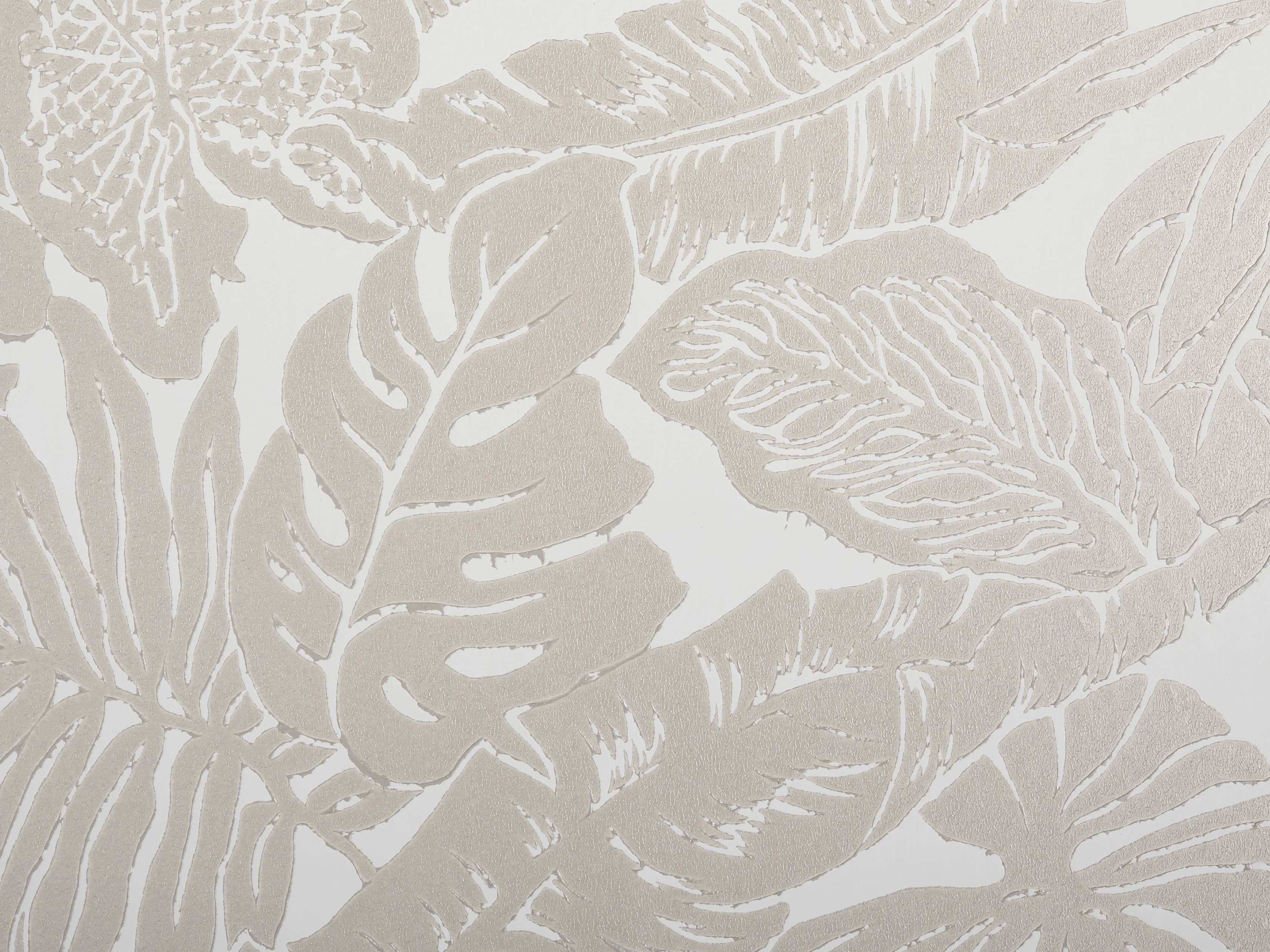 Paradise Silver and White Wallpaper, slide 2 of 2