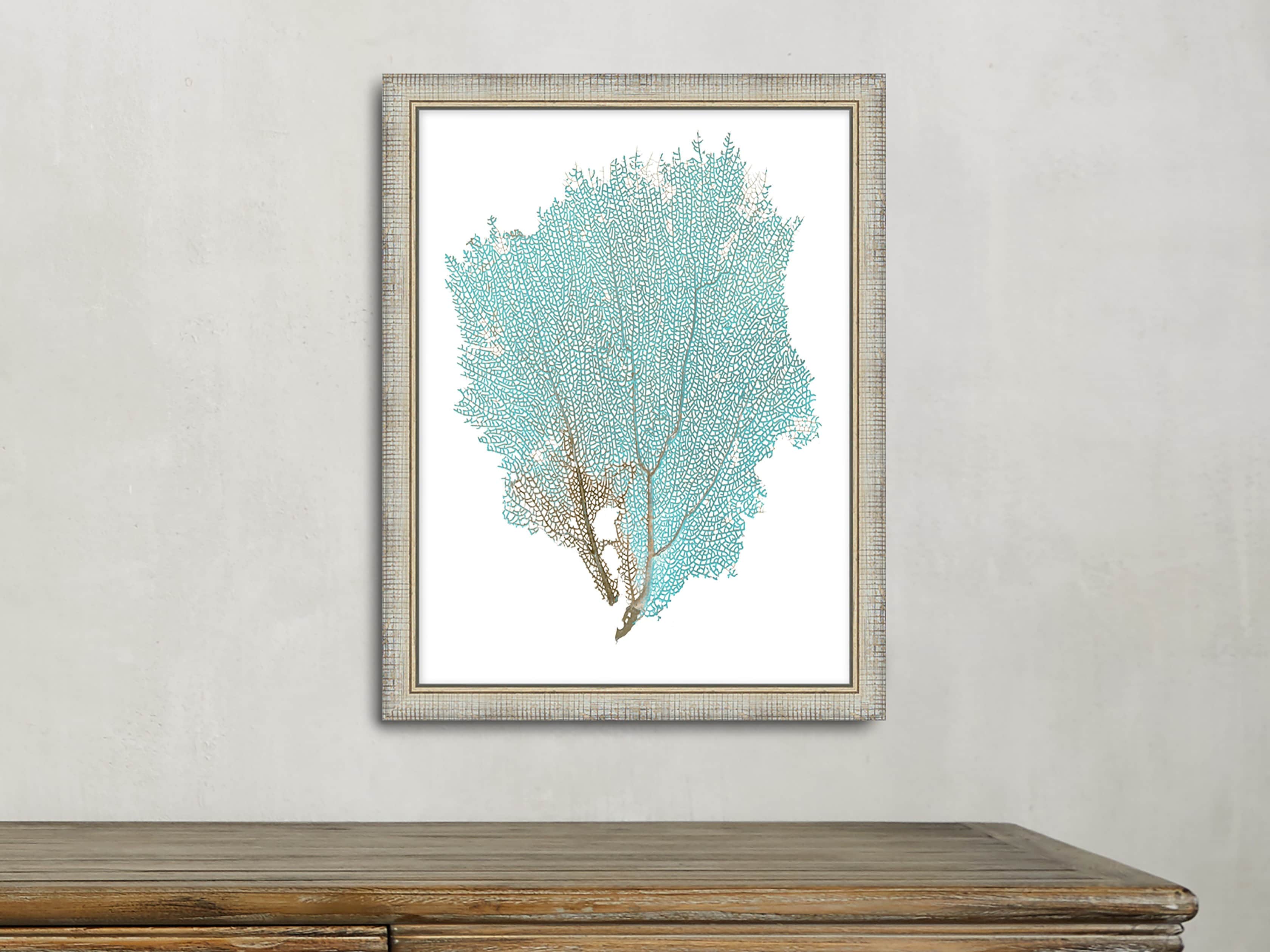 Blue Coral Framed Print #1