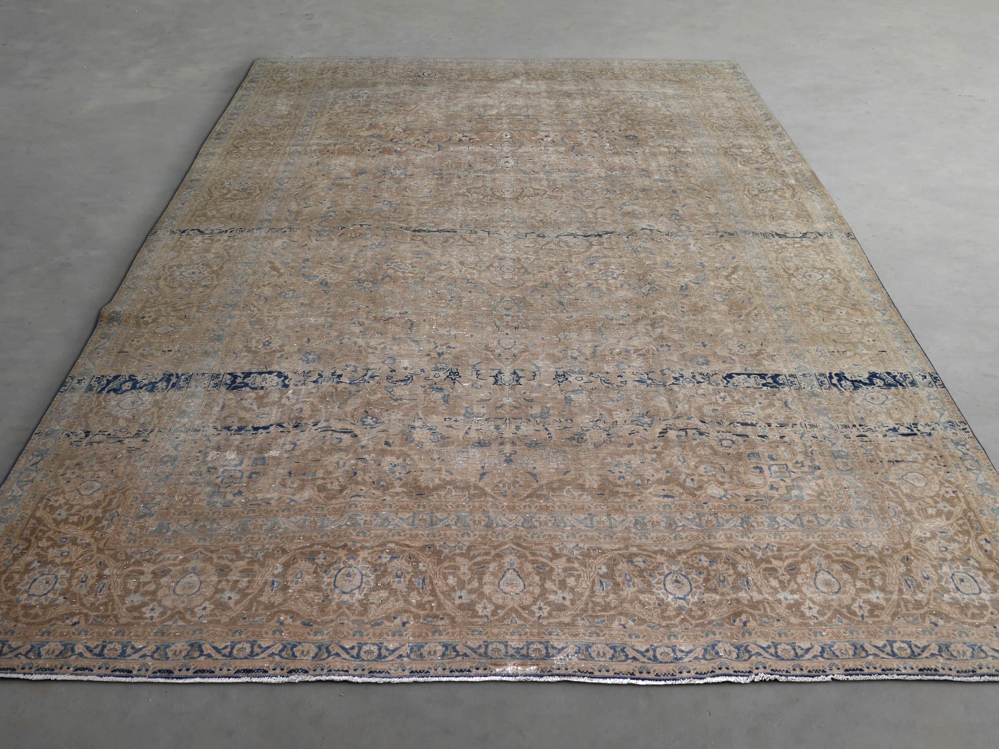 One of a Kind 9'2" x 12'6" Vintage Persian Rug