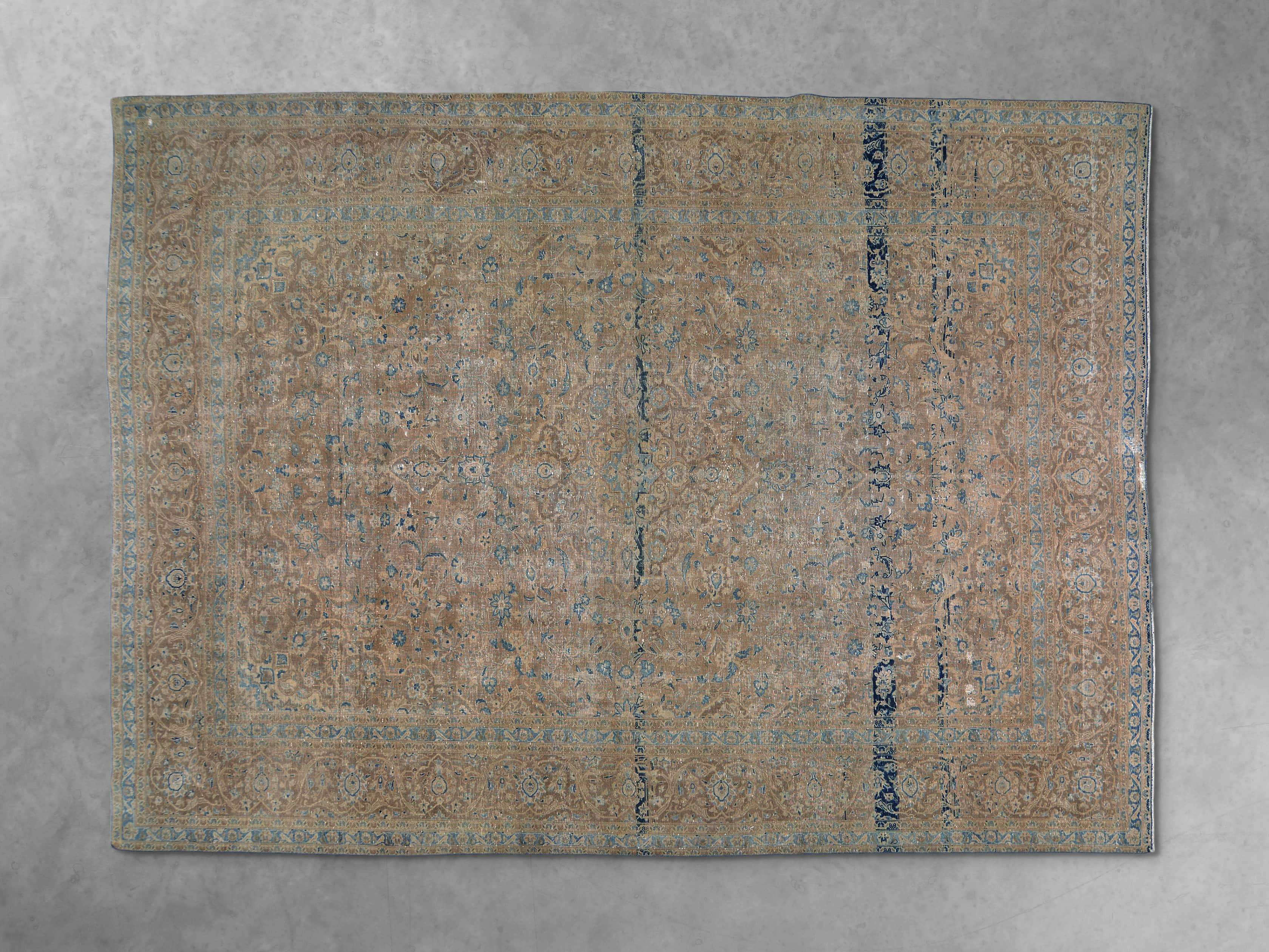 One of a Kind 9'2" x 12'6" Vintage Persian Rug