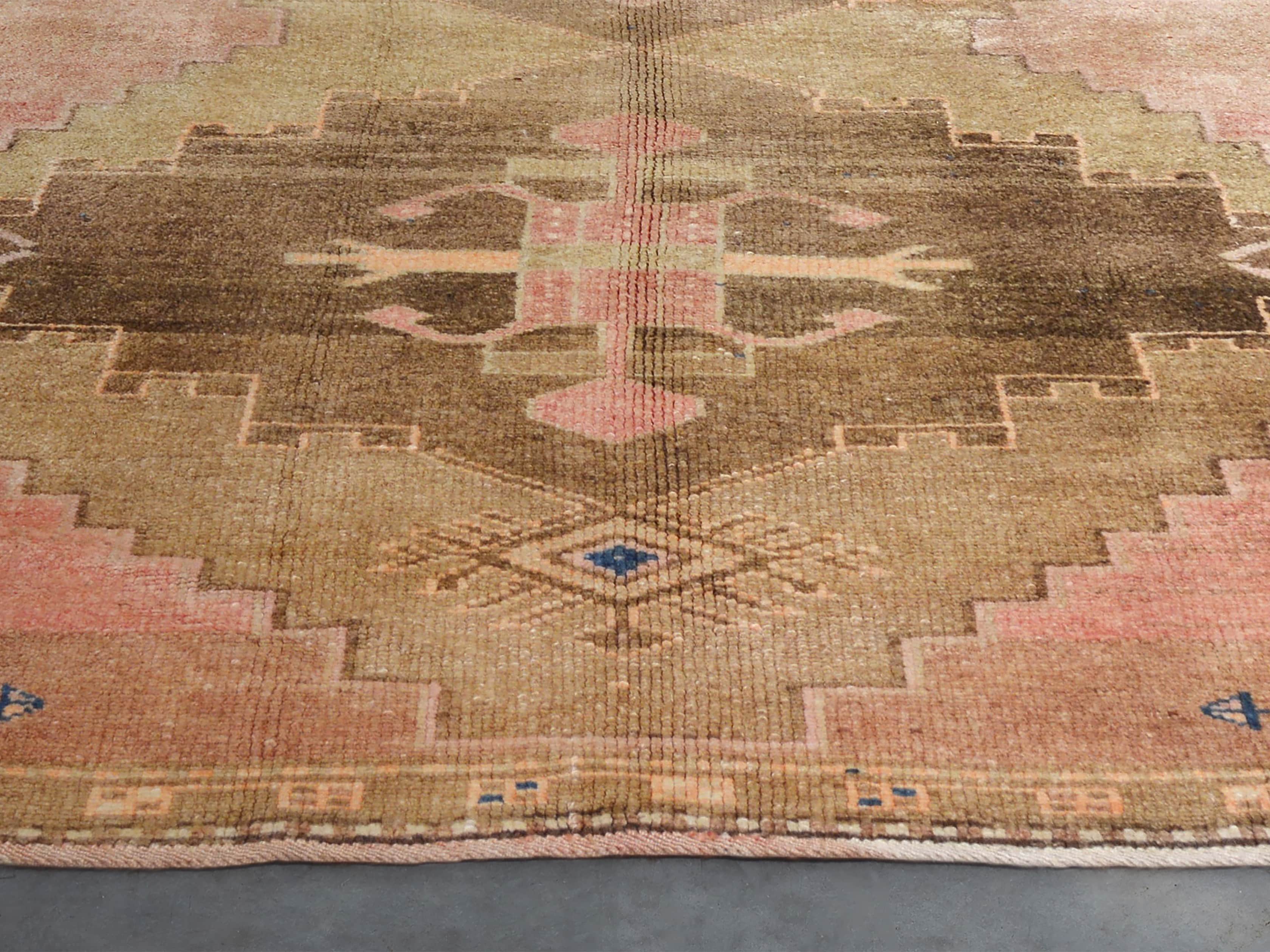 One of a Kind Vintage Kurdish 5'7" x 9'5" Rug