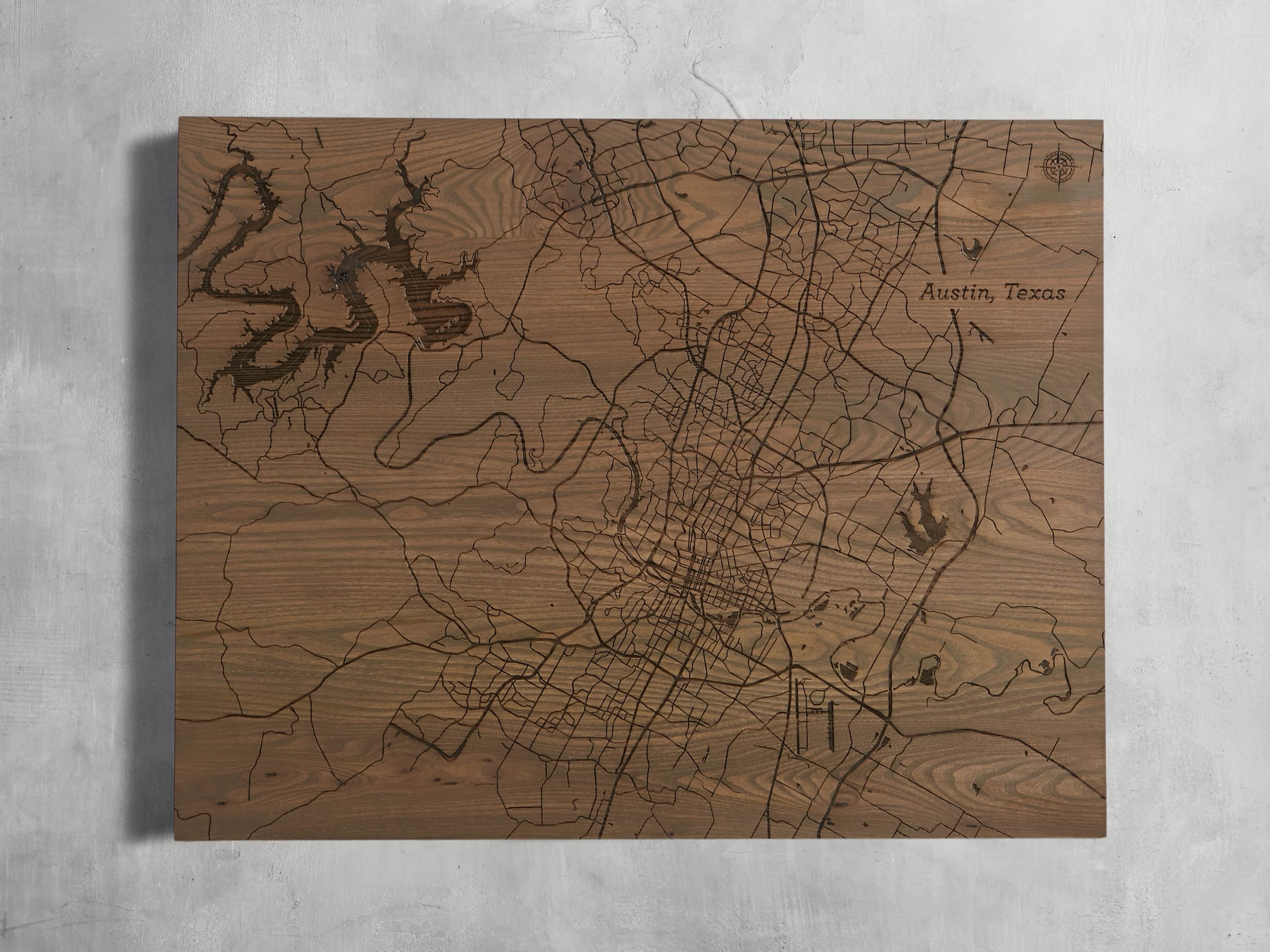 36" Austin Street Map