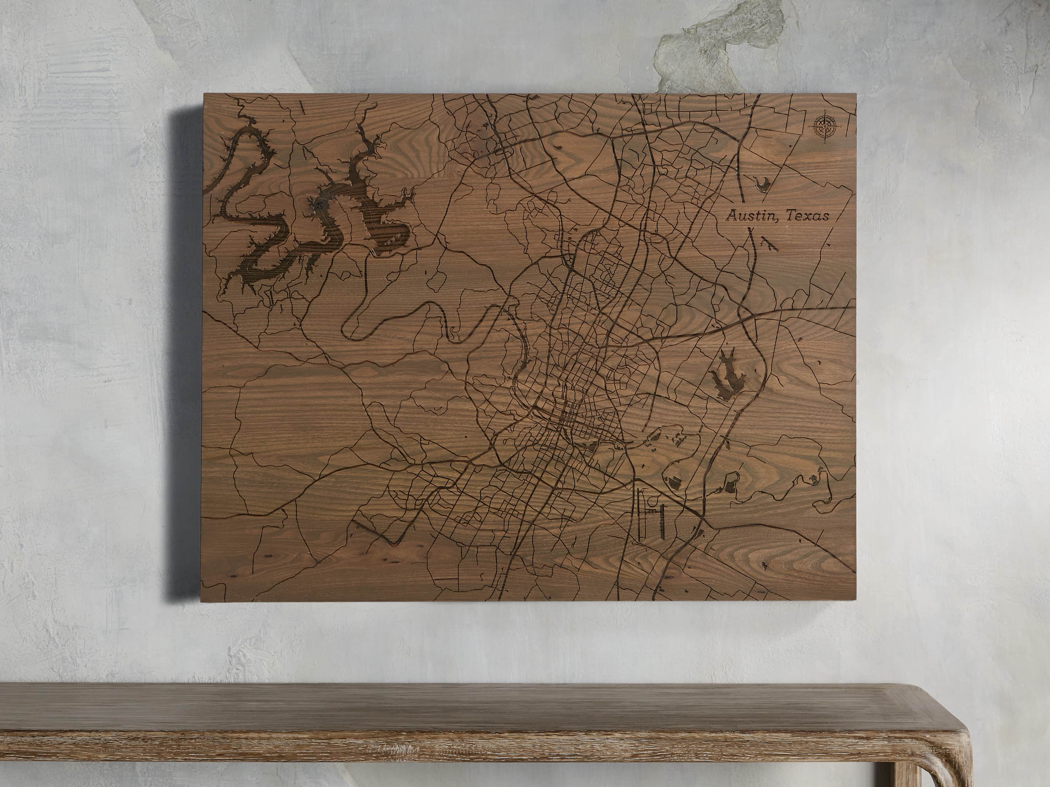 36" Austin Street Map