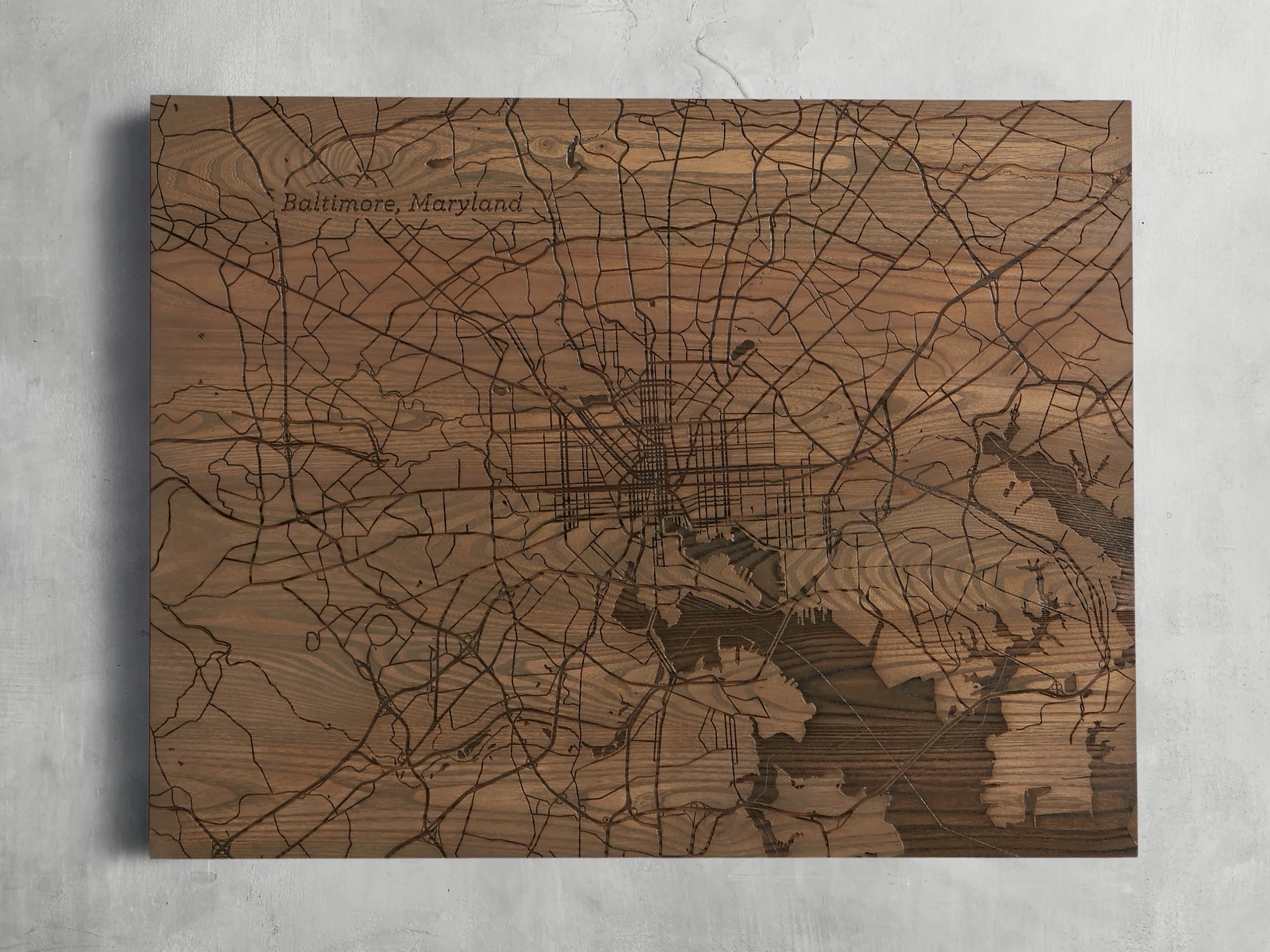 36" Baltimore Street Map