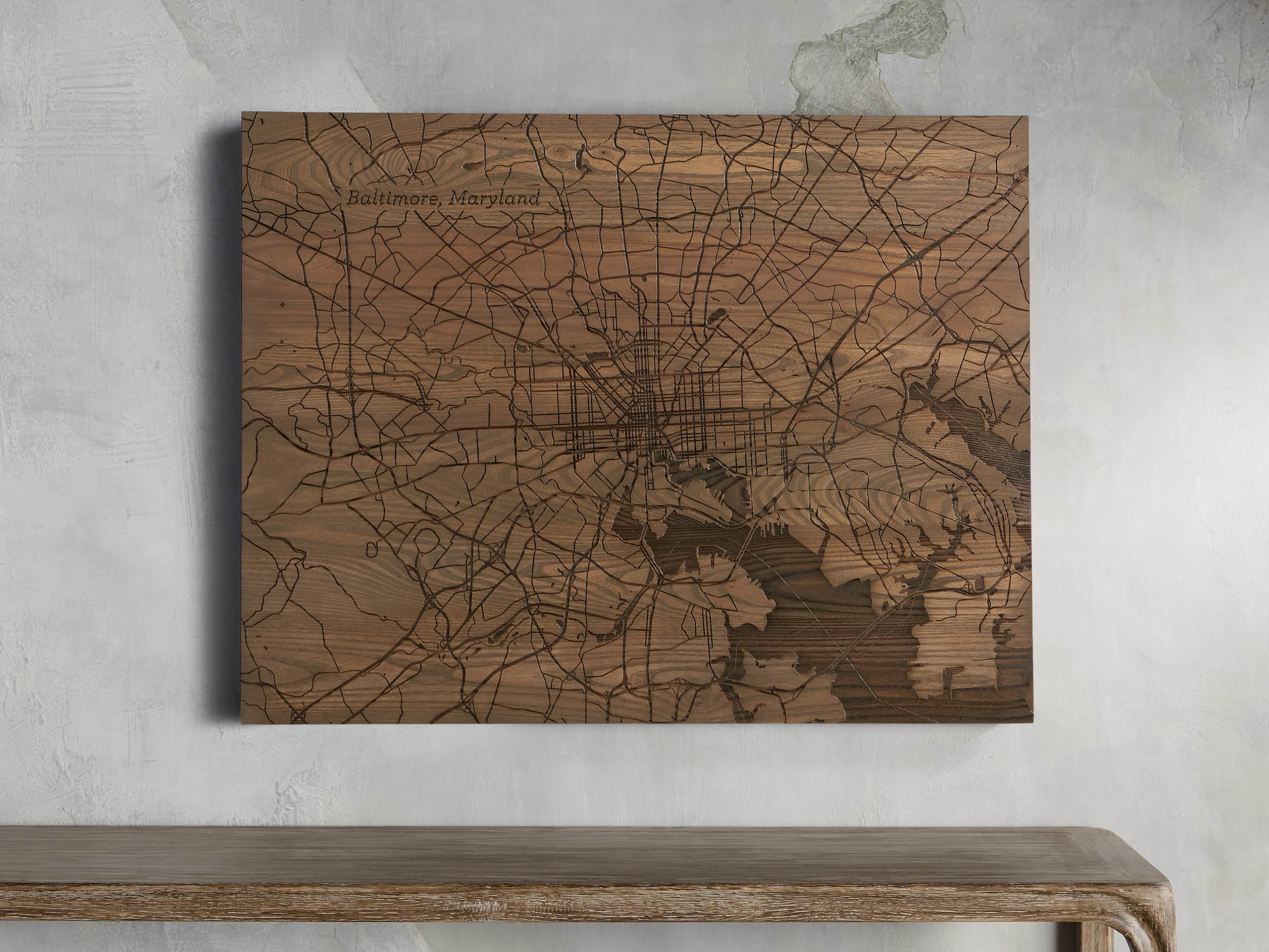 36" Baltimore Street Map