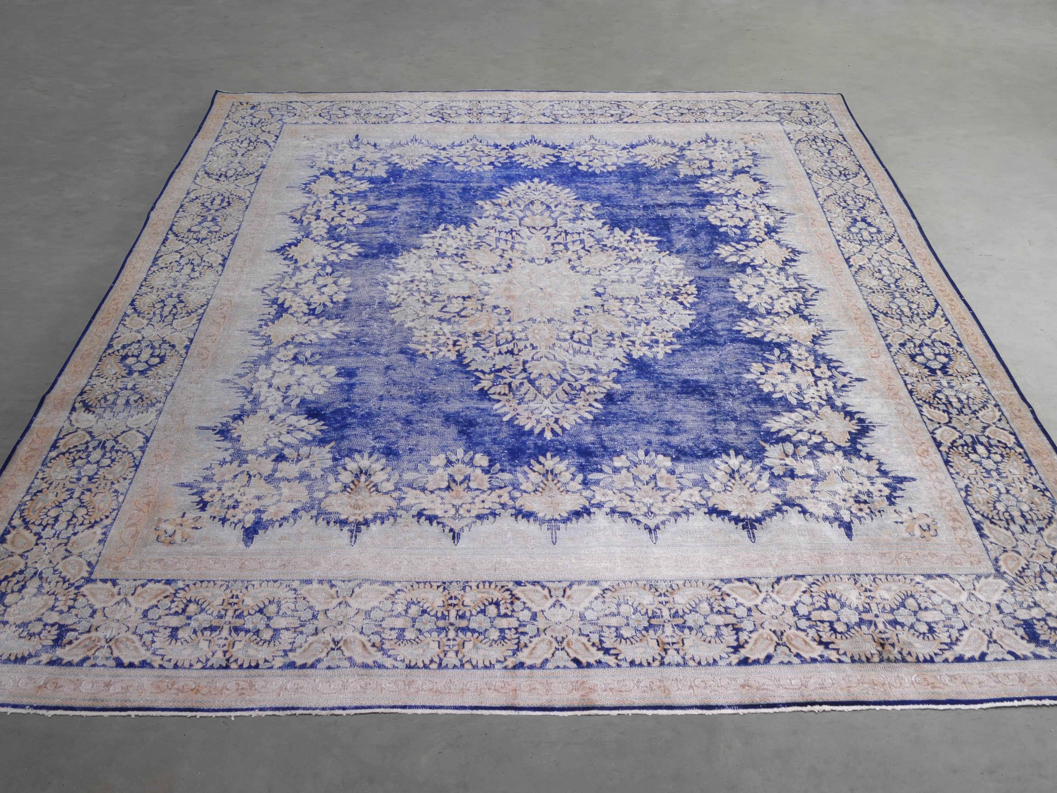 One of a Kind Vintage Persian 9'5" x 12'10" Rug