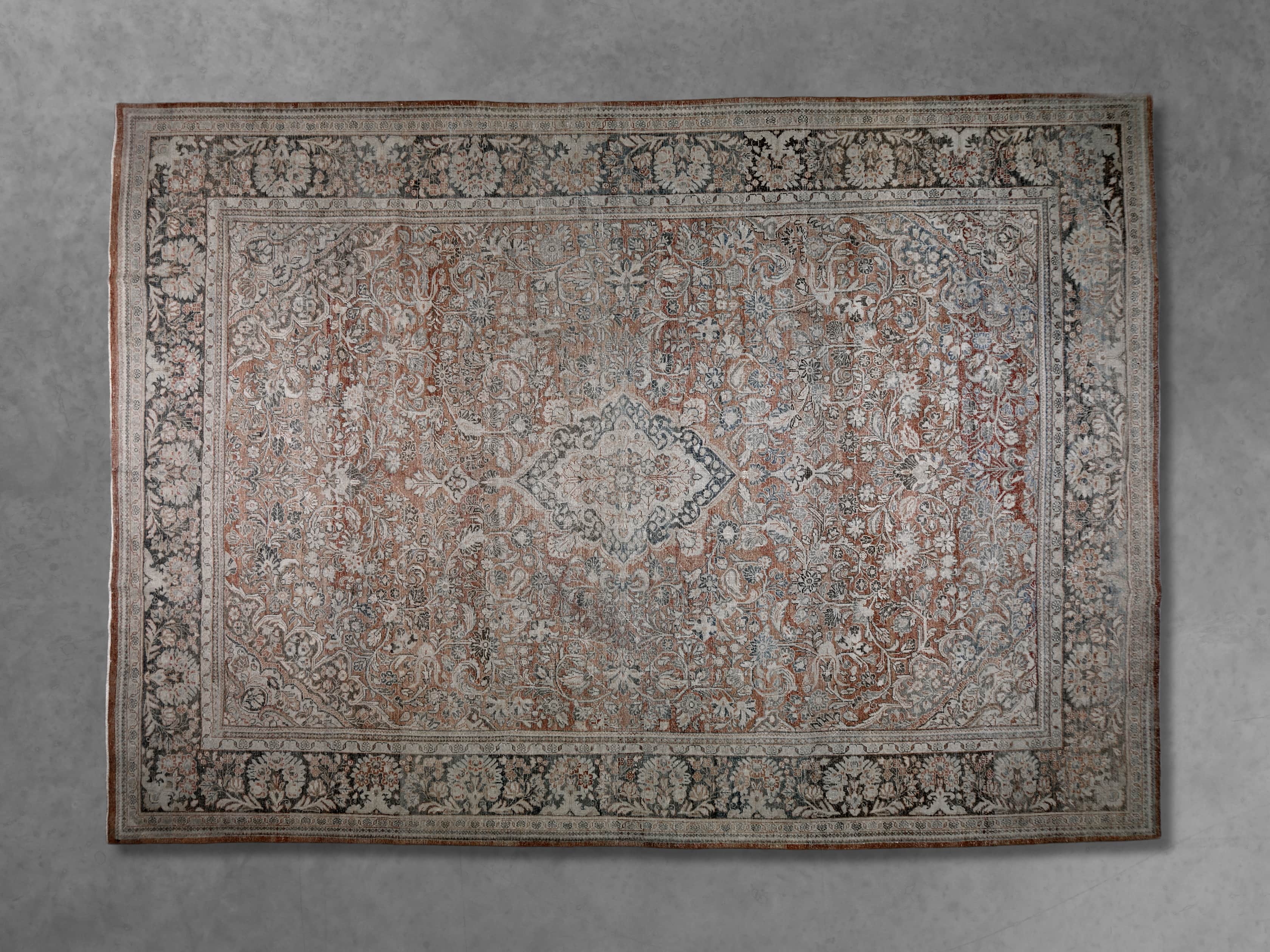 One of a Kind 10'3" x 14'6" Vintage Persian Rug, slide 3 of 3