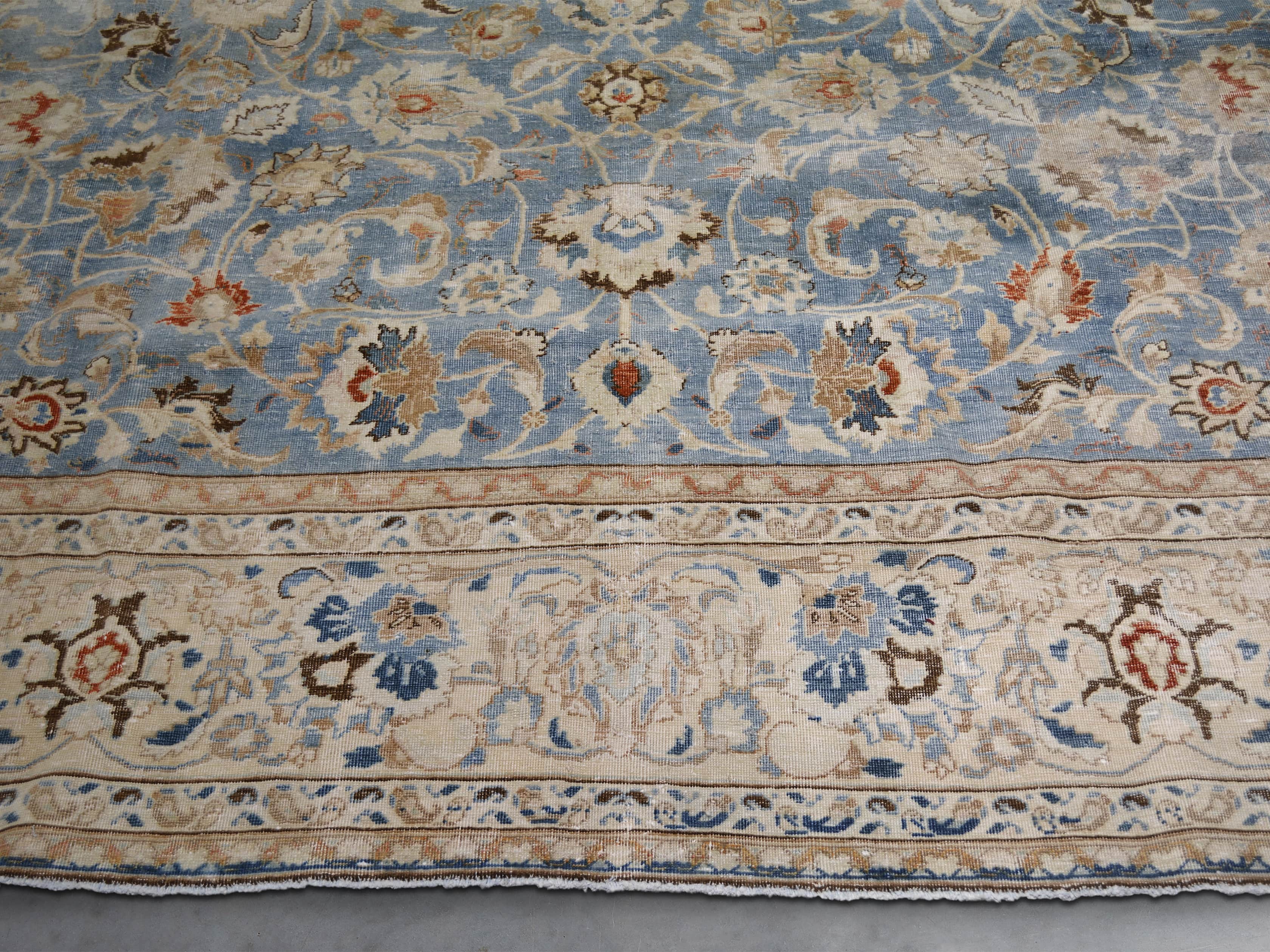 One of a Kind 9'5" x 12'8" Vintage Persian Rug