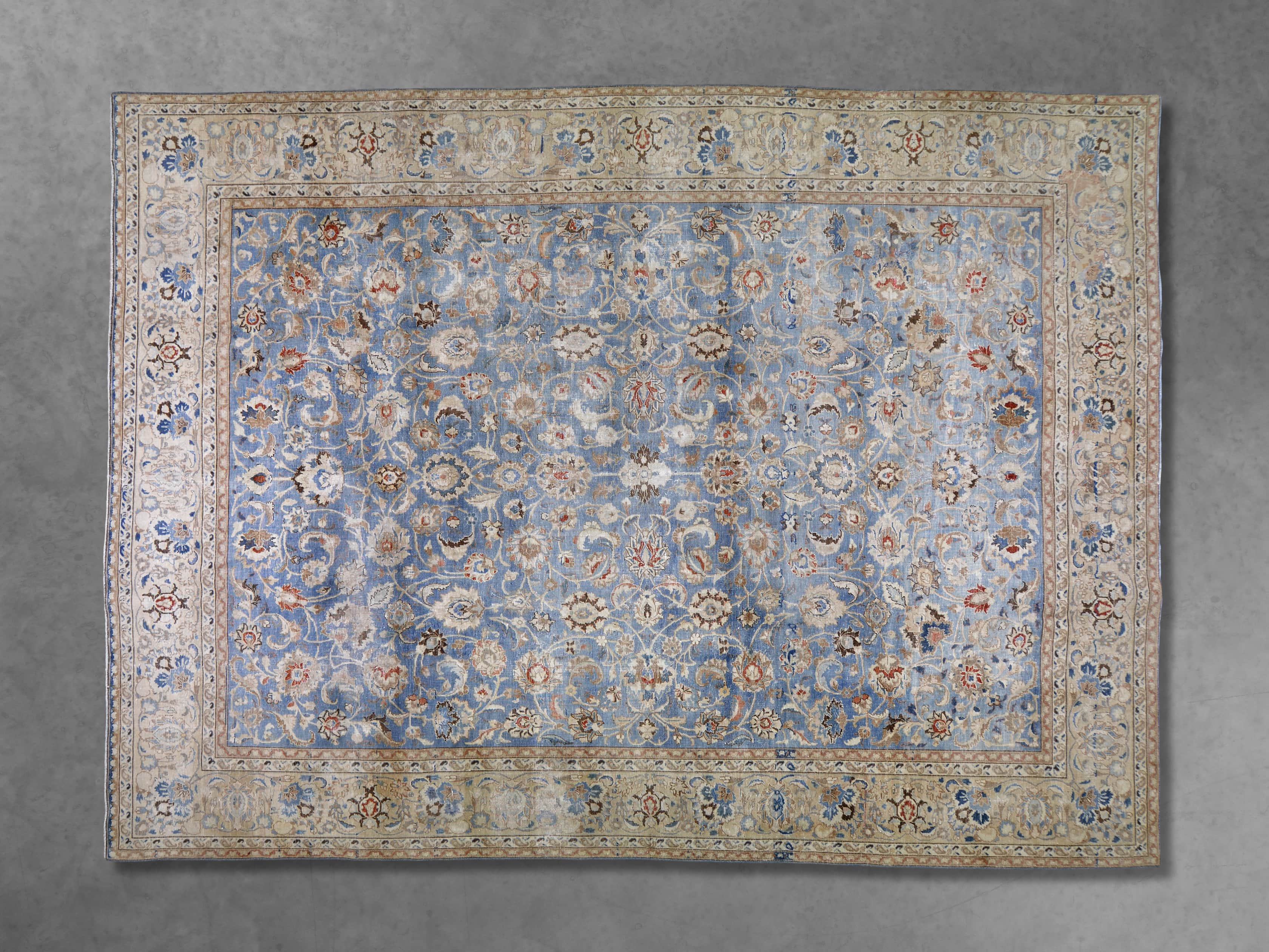 One of a Kind 9'5" x 12'8" Vintage Persian Rug
