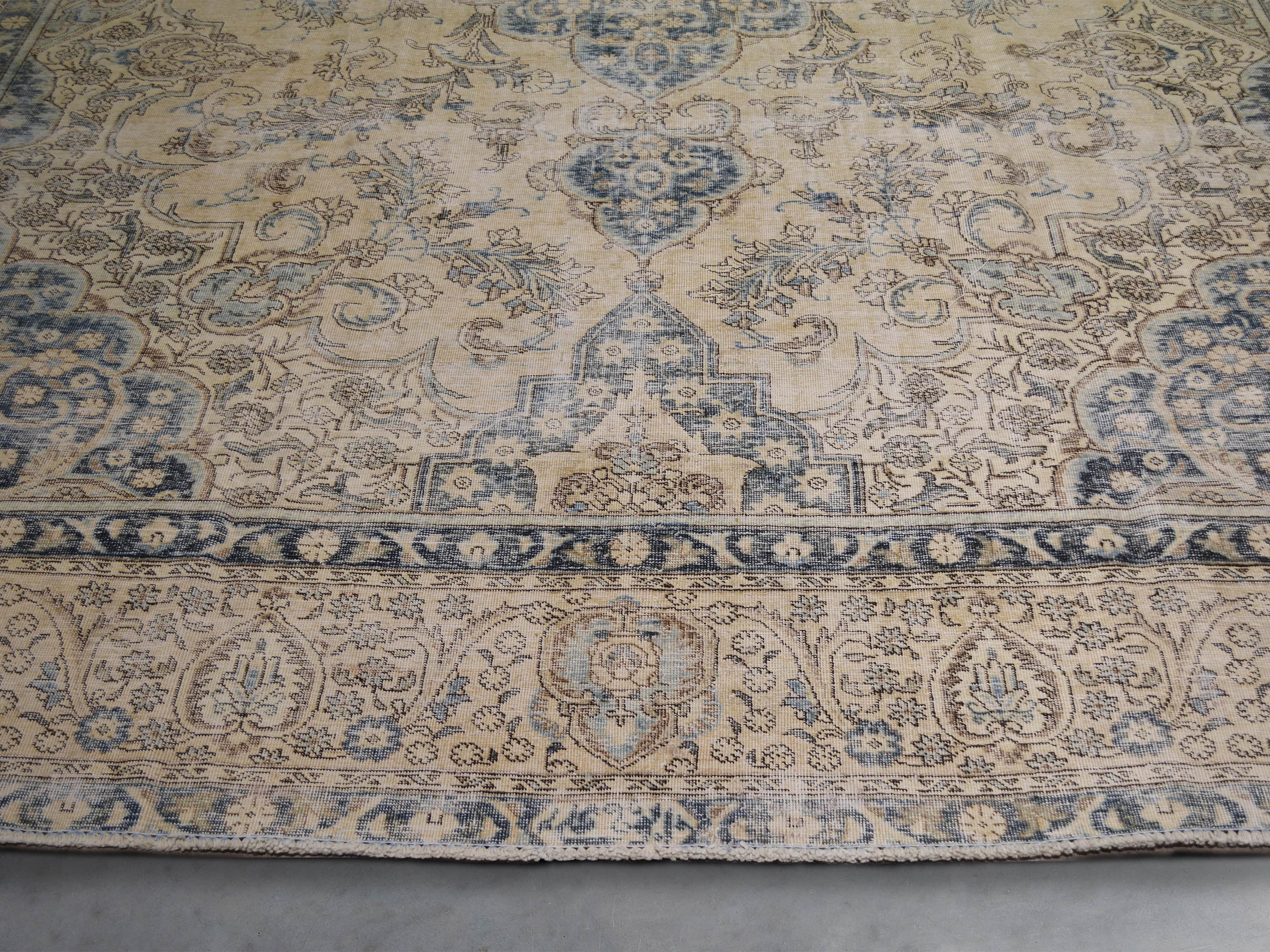 One of a Kind 9'10" x 13'7" Vintage Persian Rug