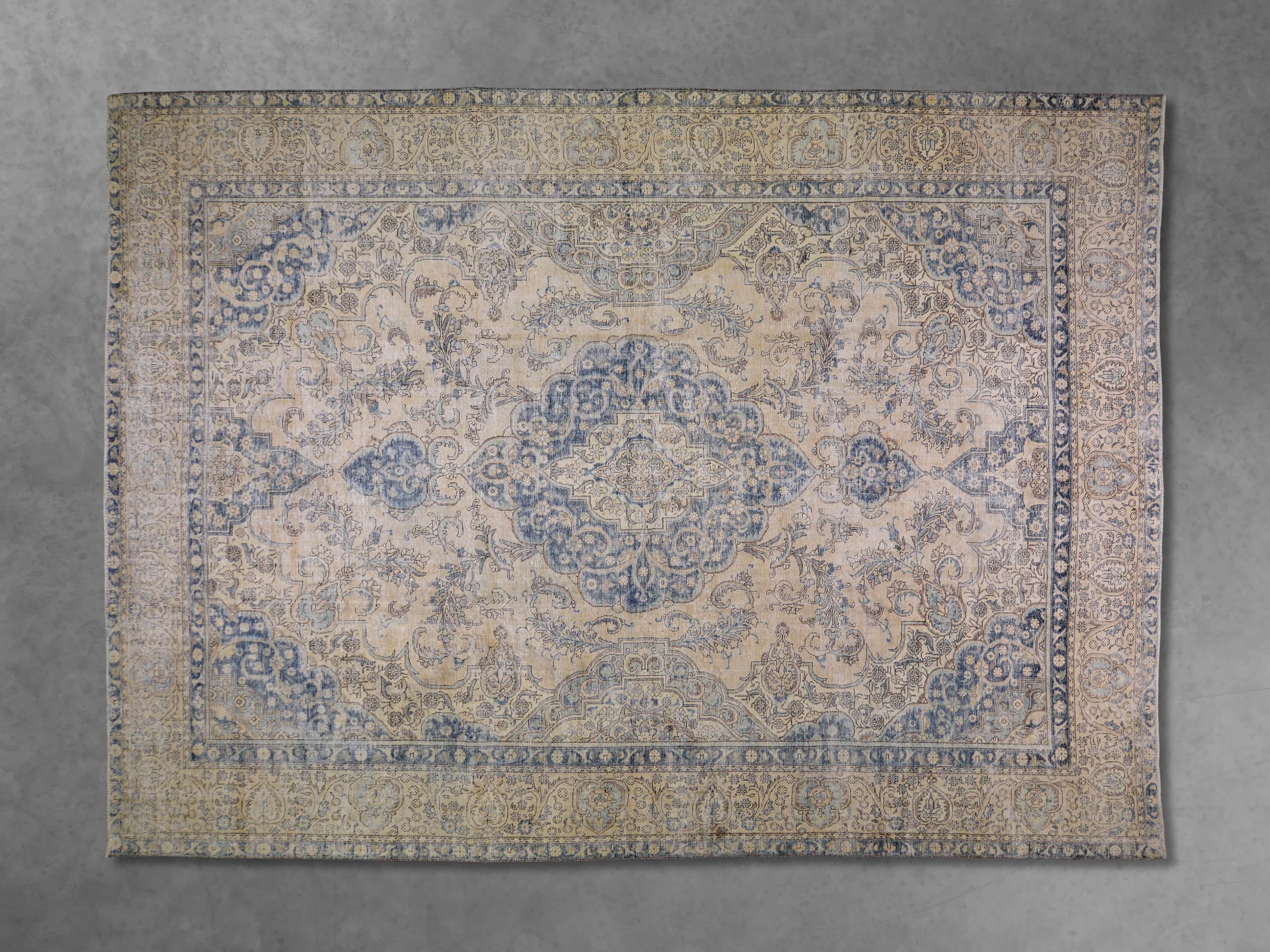 One of a Kind 9'10" x 13'7" Vintage Persian Rug