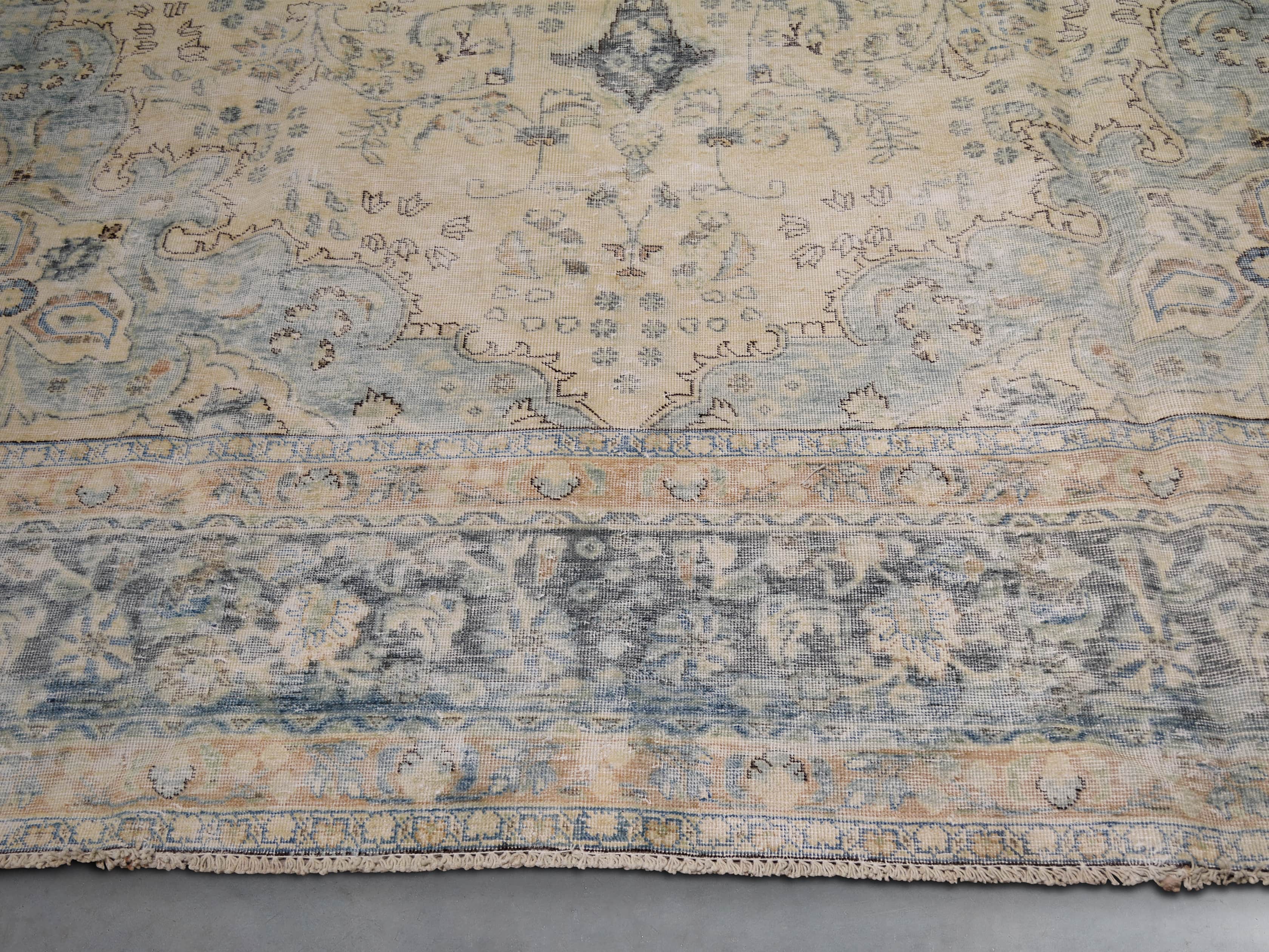 One of a Kind 8'5" x 12'2" Vintage Persian Rug