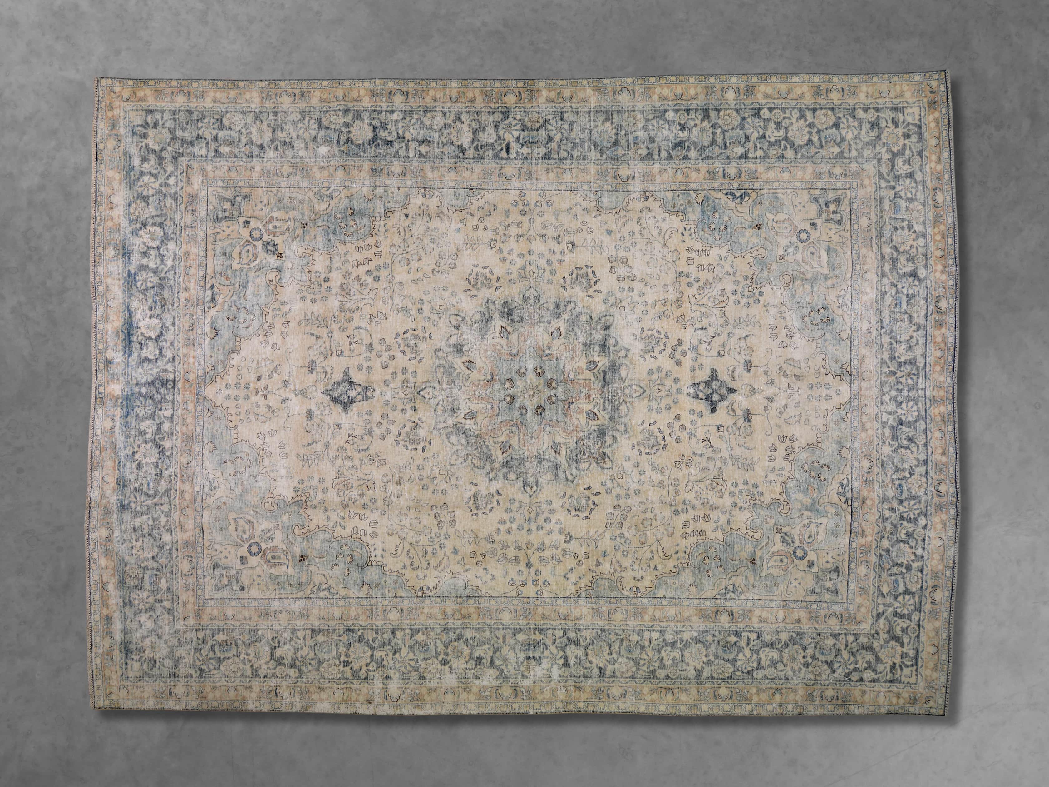 One of a Kind 8'5" x 12'2" Vintage Persian Rug