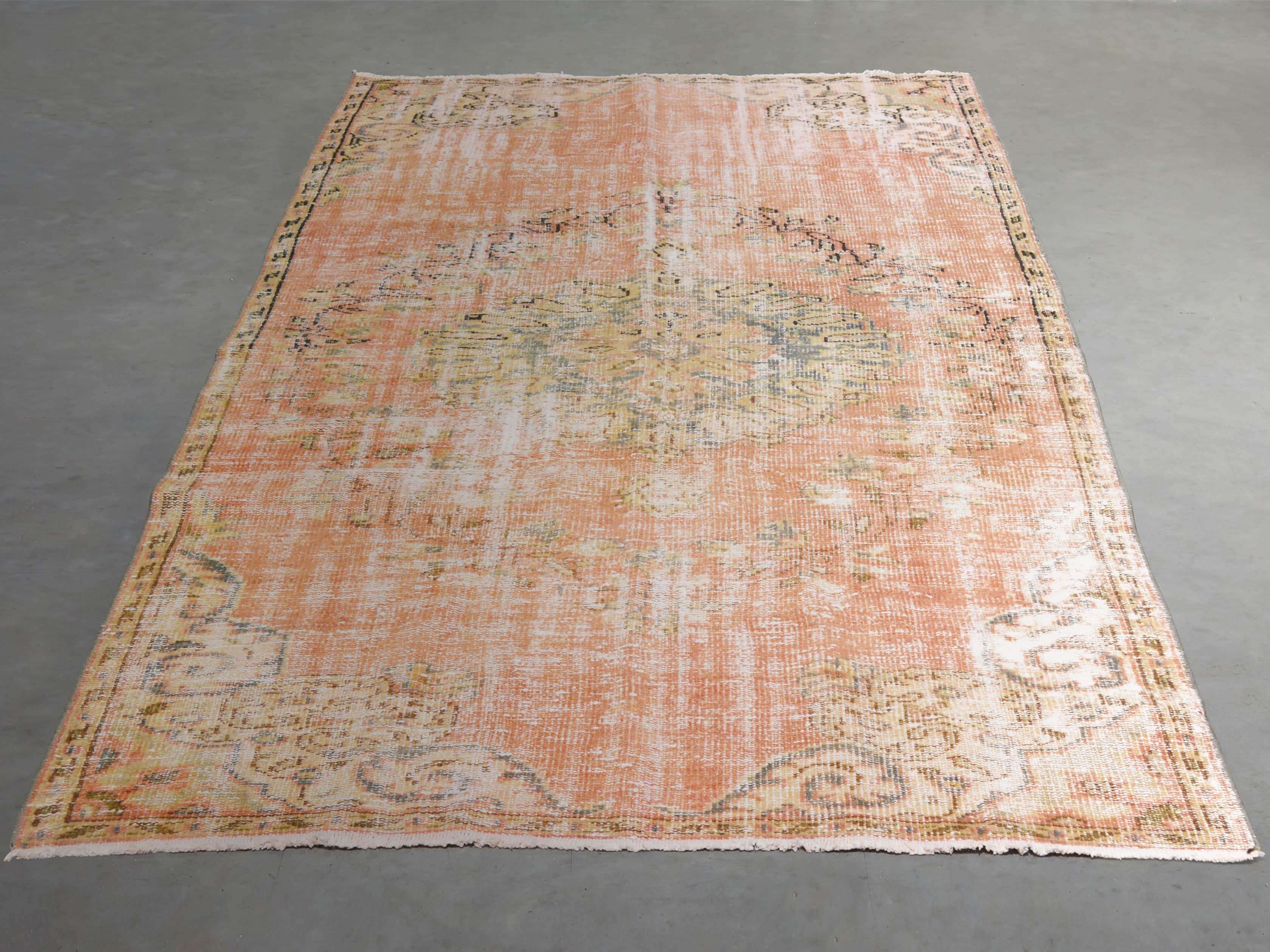 One of a Kind Vintage Turkish 4'6" x 8'3" Rug