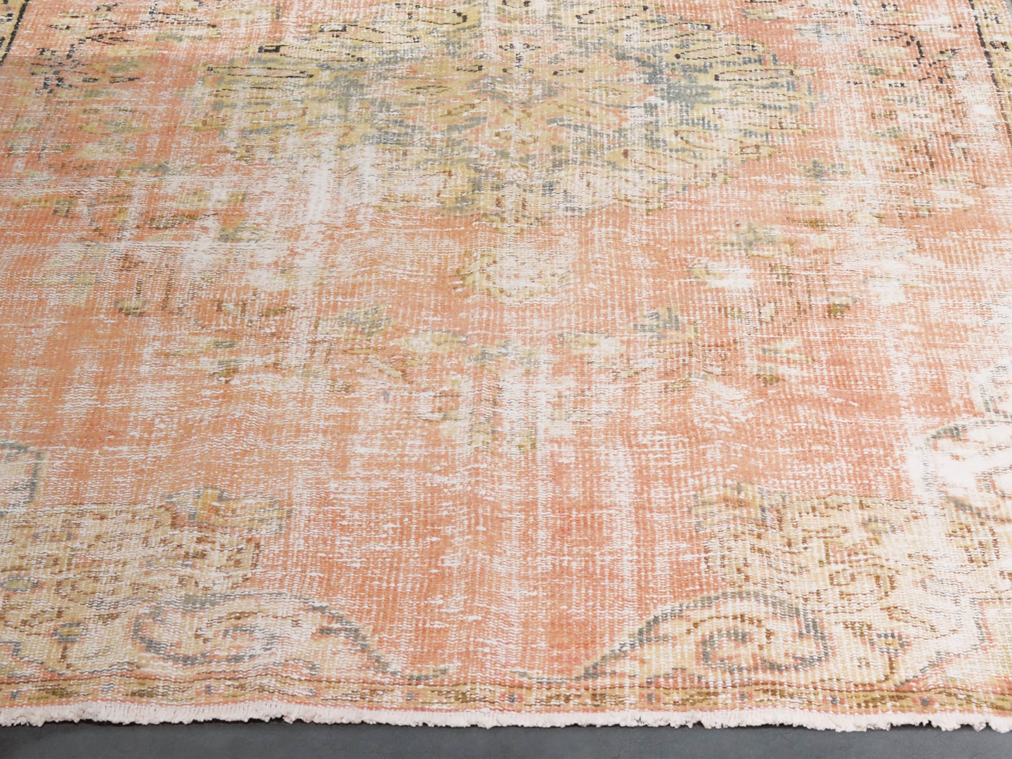 One of a Kind Vintage Turkish 4'6" x 8'3" Rug