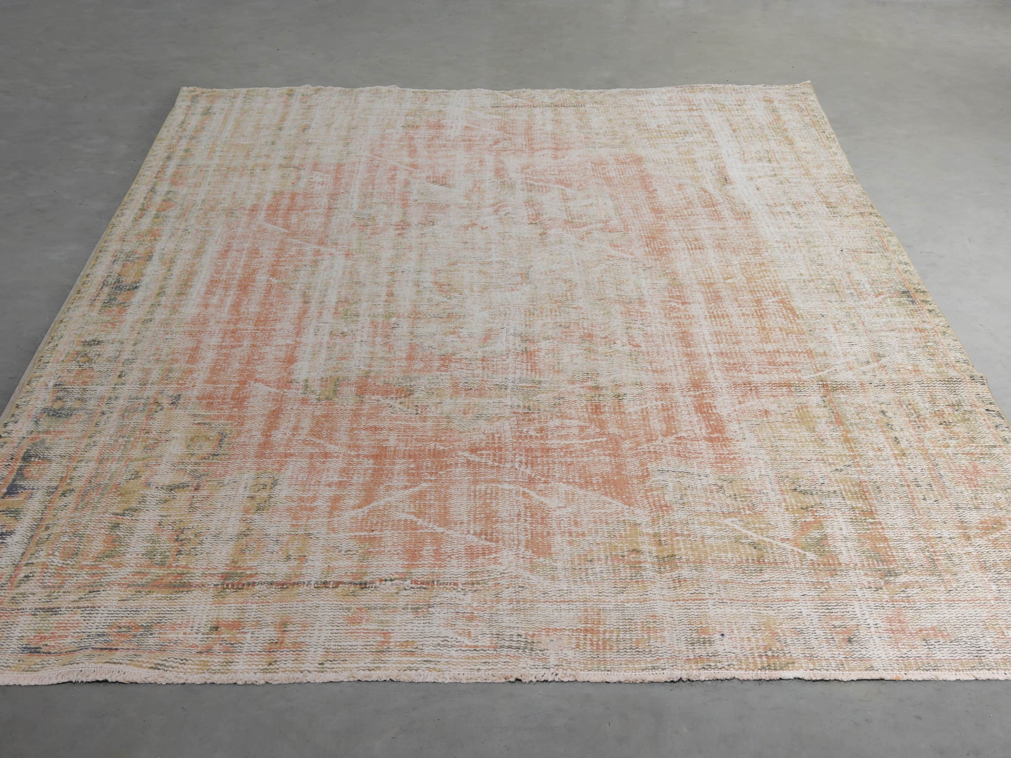 One of a Kind Vintage Turkish 5'10" x 8'7" Rug