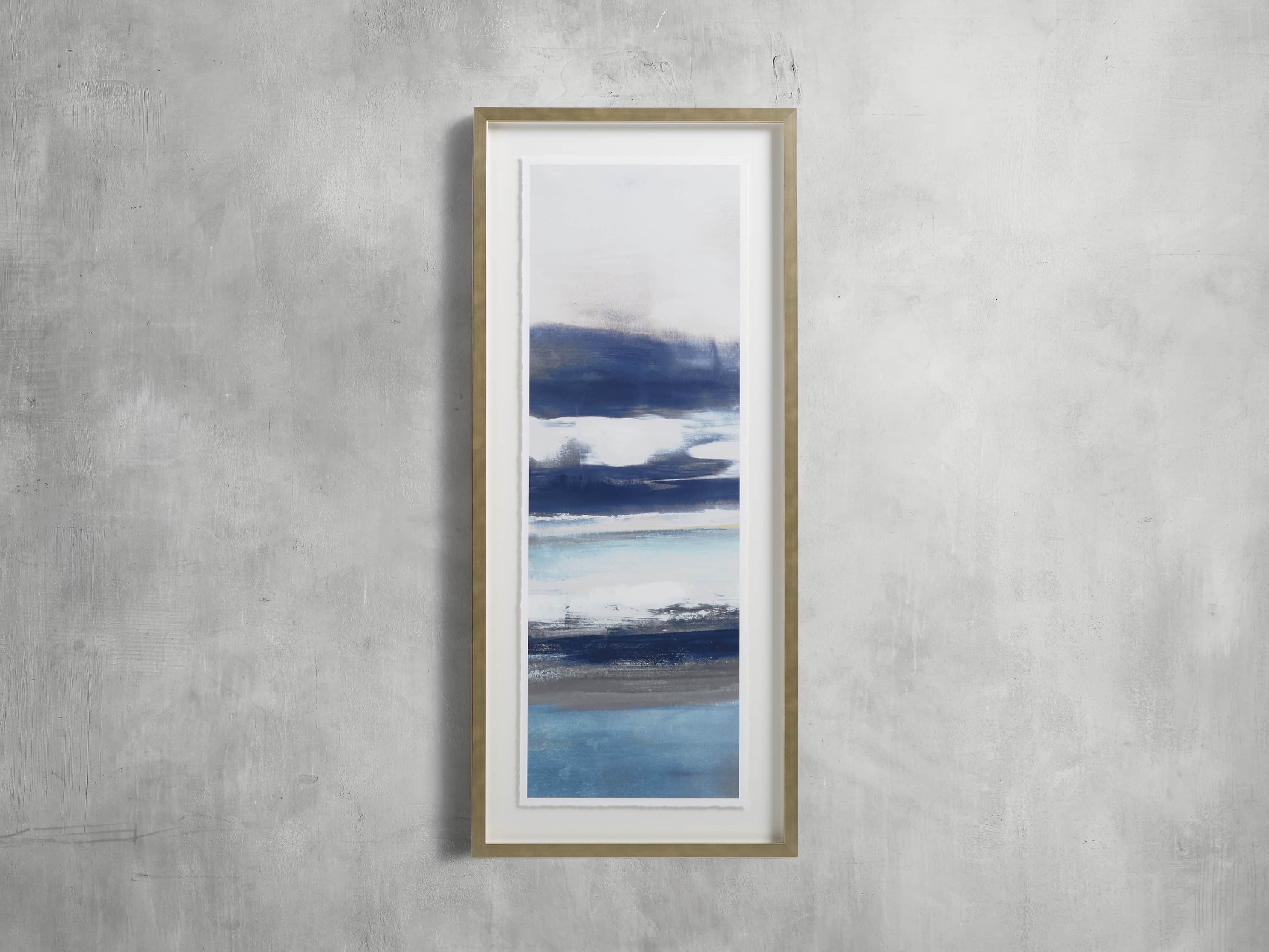 22" Clearing Storm Framed Triptych, slide 3 of 6