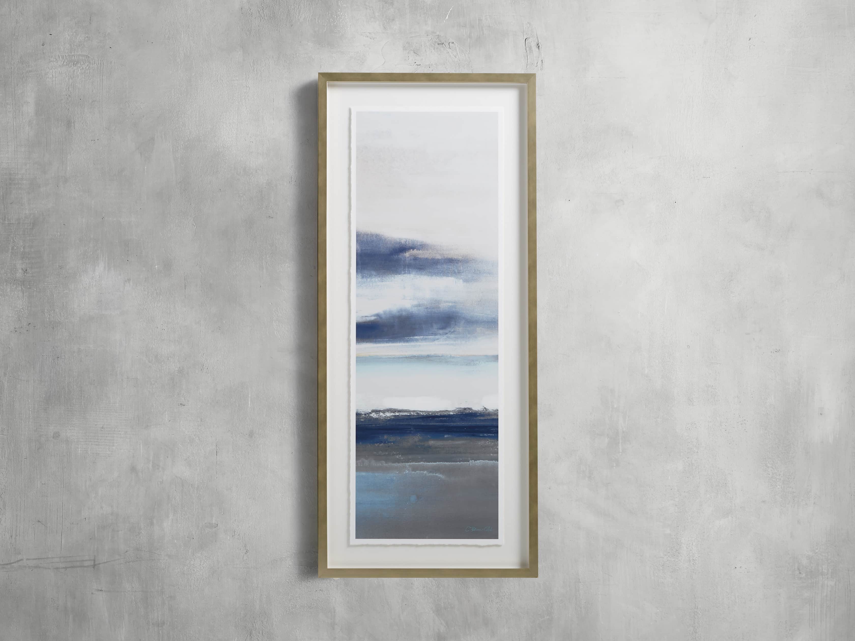 22" Clearing Storm Framed Triptych, slide 4 of 6